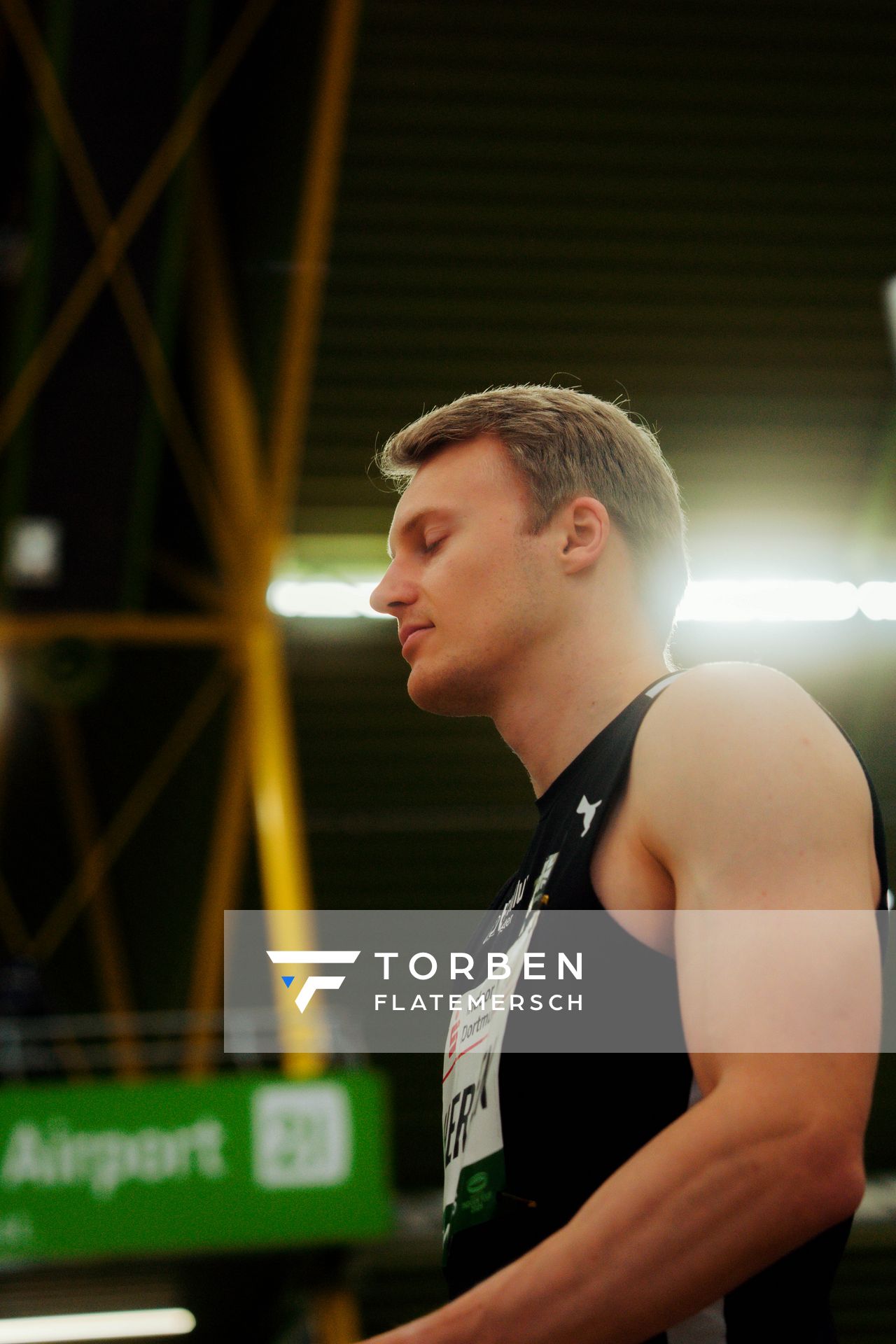 Luka Herden (LG Brillux Münster) am 08.02.2026 beim Sparkassen Indoor Meeting in der Helmut-Körnig-Halle in Dortmund