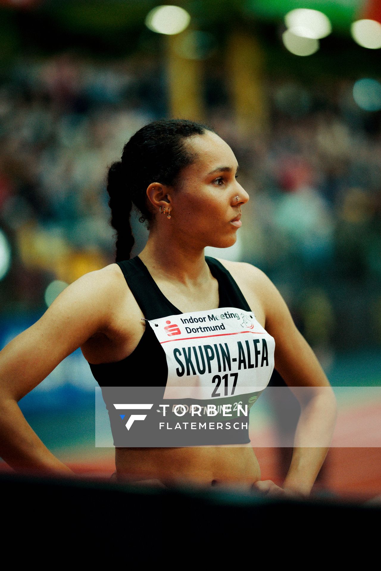 Vanda Skupin-Alfa (Königsteiner LV) am 08.02.2026 beim Sparkassen Indoor Meeting in der Helmut-Körnig-Halle in Dortmund