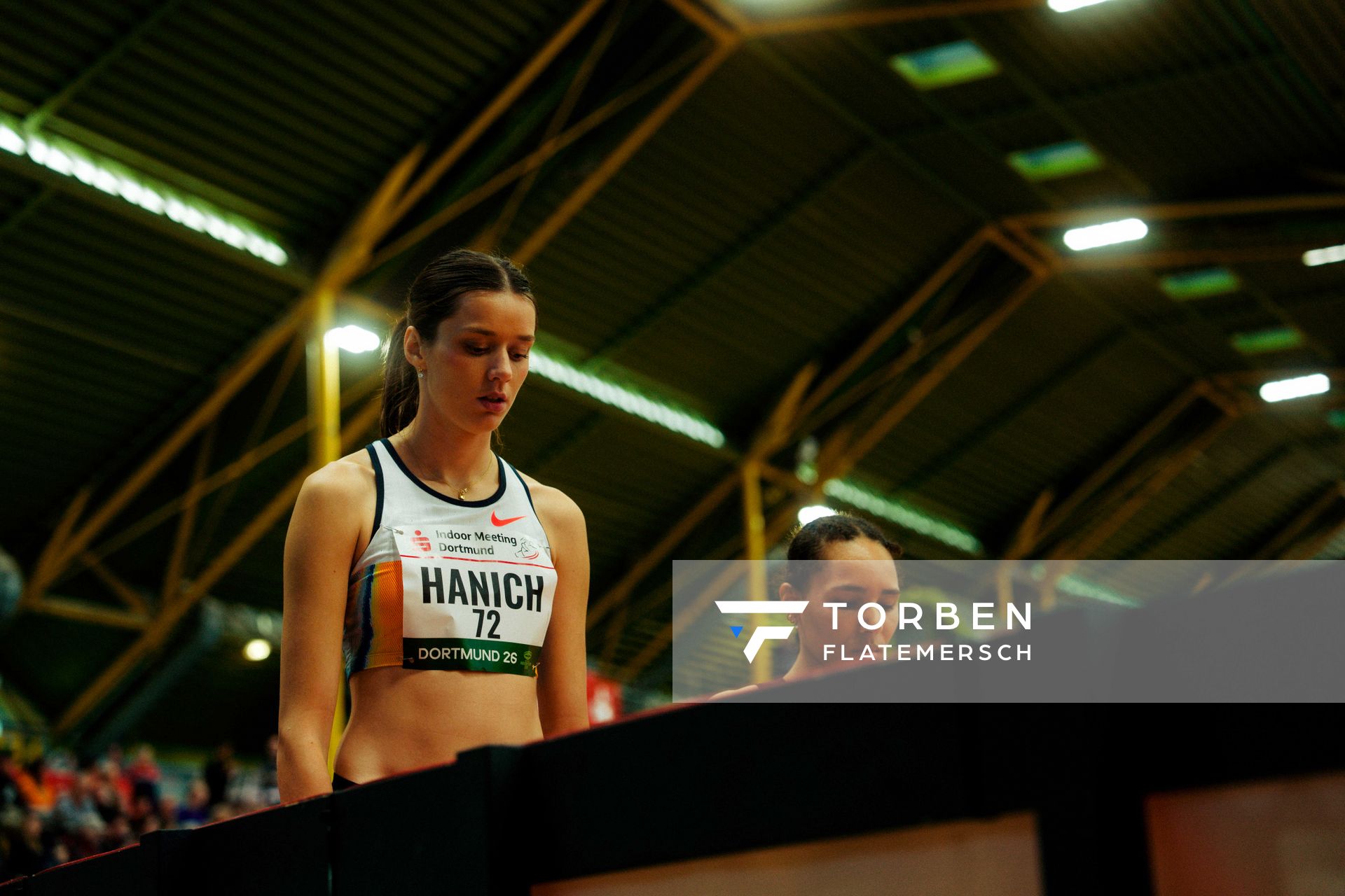 Lina Hanich (LC Paderborn) am 08.02.2026 beim Sparkassen Indoor Meeting in der Helmut-Körnig-Halle in Dortmund