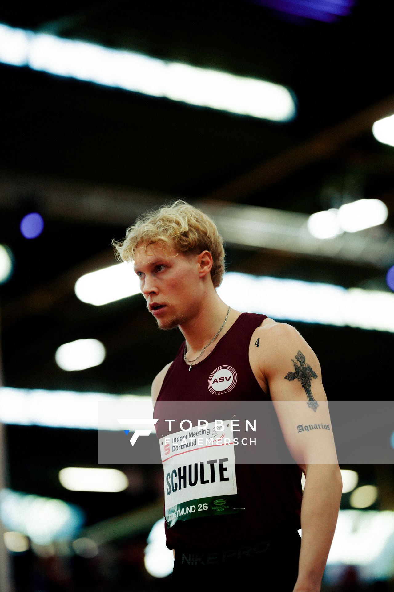 Marvin Schulte (ASV Köln e. V.) am 08.02.2026 beim Sparkassen Indoor Meeting in der Helmut-Körnig-Halle in Dortmund