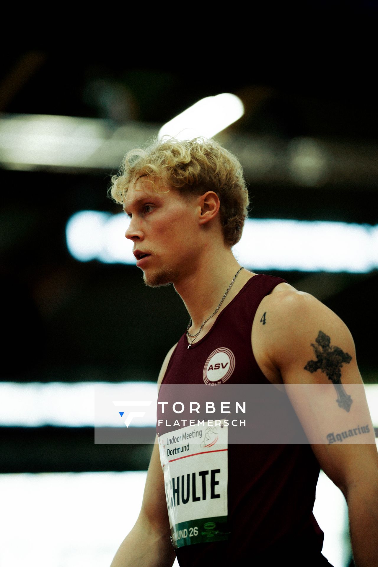 Marvin Schulte (ASV Köln e. V.) am 08.02.2026 beim Sparkassen Indoor Meeting in der Helmut-Körnig-Halle in Dortmund