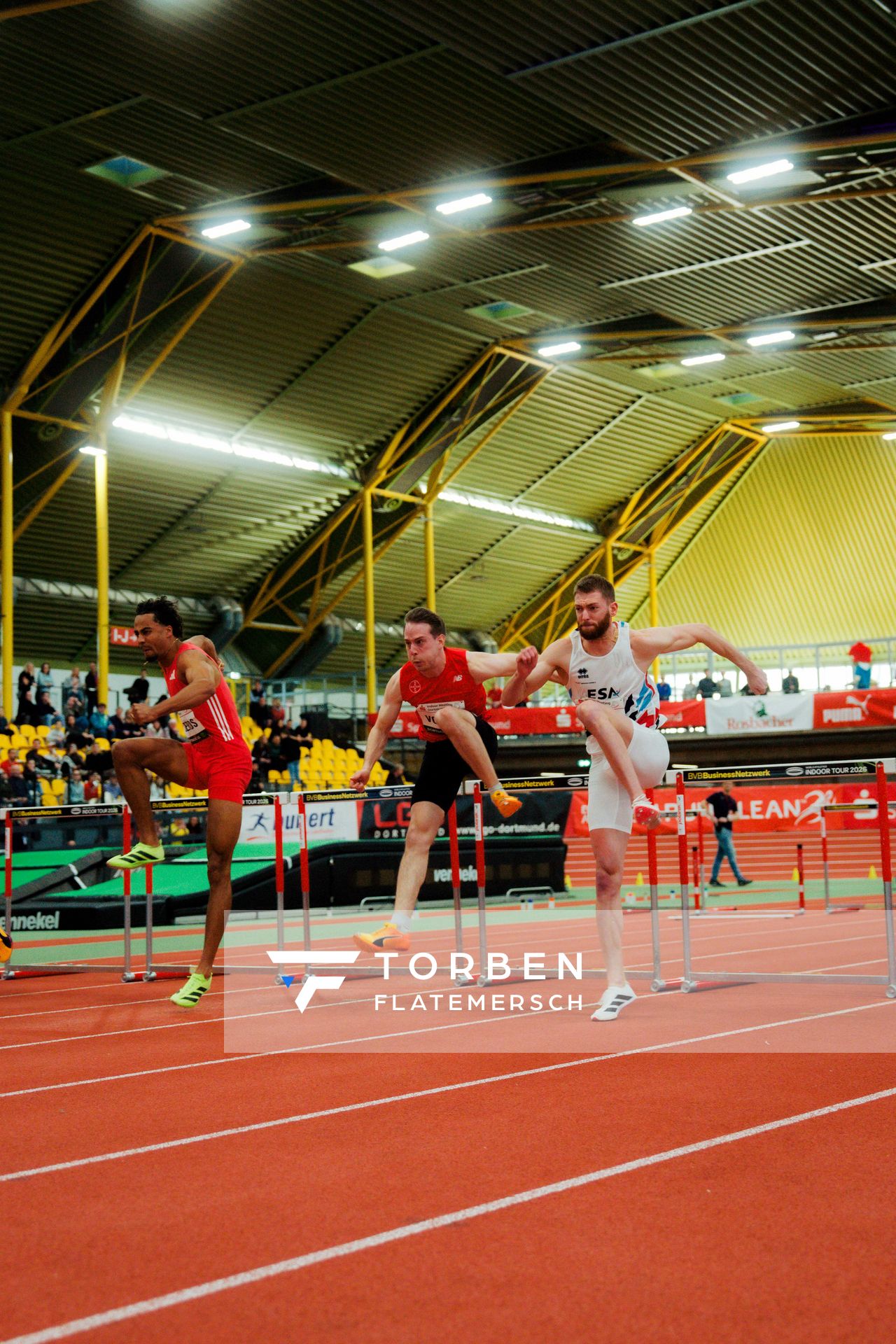 Stefan Volzer (TSV Bayer 04 Leverkusen) am 08.02.2026 beim Sparkassen Indoor Meeting in der Helmut-Körnig-Halle in Dortmund