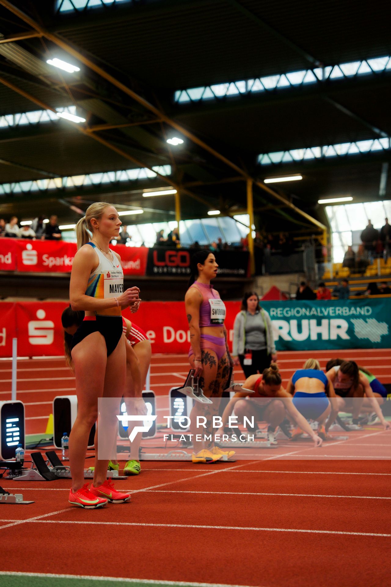 Sina Mayer (LAZ Zweibrücken) am 08.02.2026 beim Sparkassen Indoor Meeting in der Helmut-Körnig-Halle in Dortmund