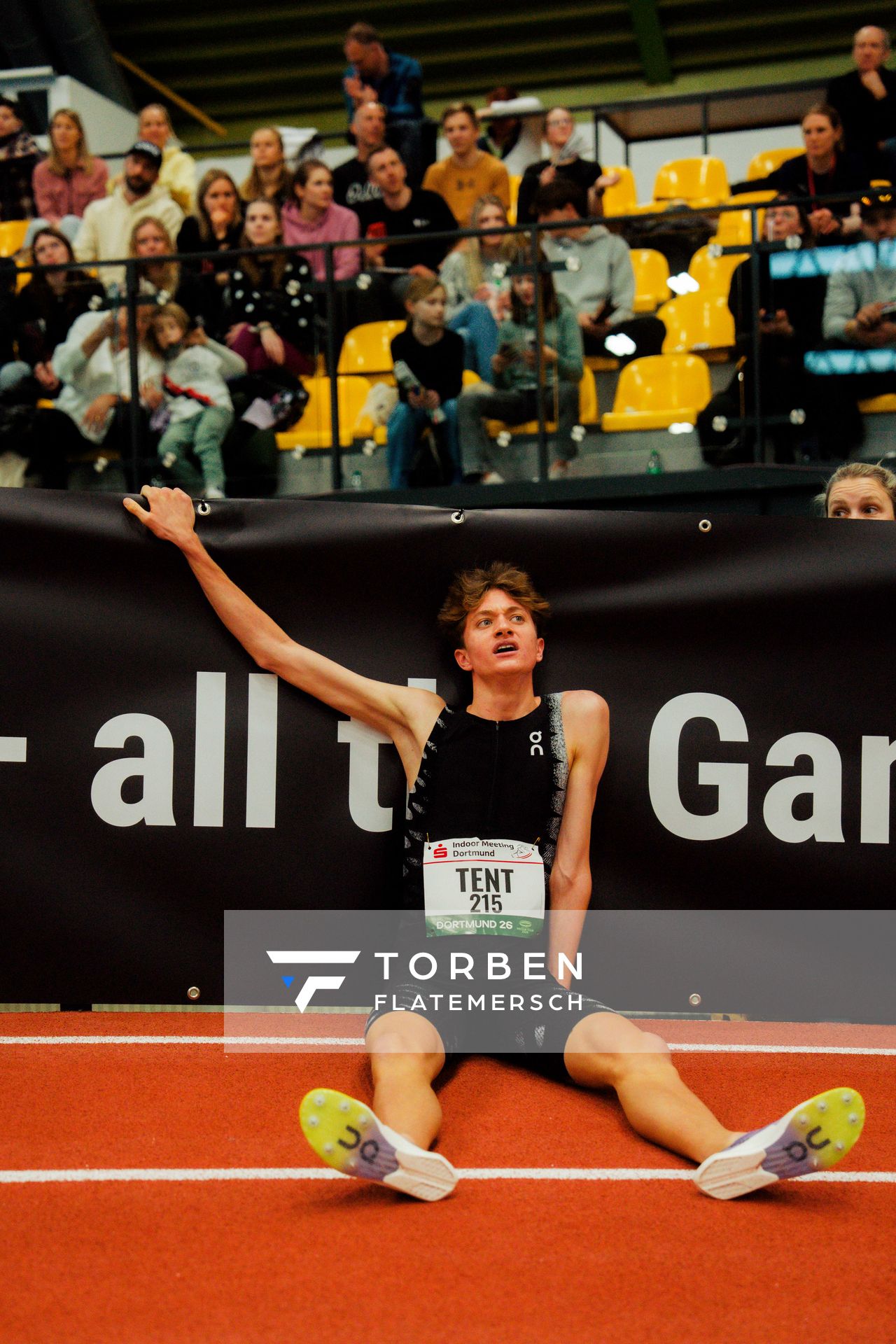 Tobias Tent (LG Stadtwerke München) am 08.02.2026 beim Sparkassen Indoor Meeting in der Helmut-Körnig-Halle in Dortmund