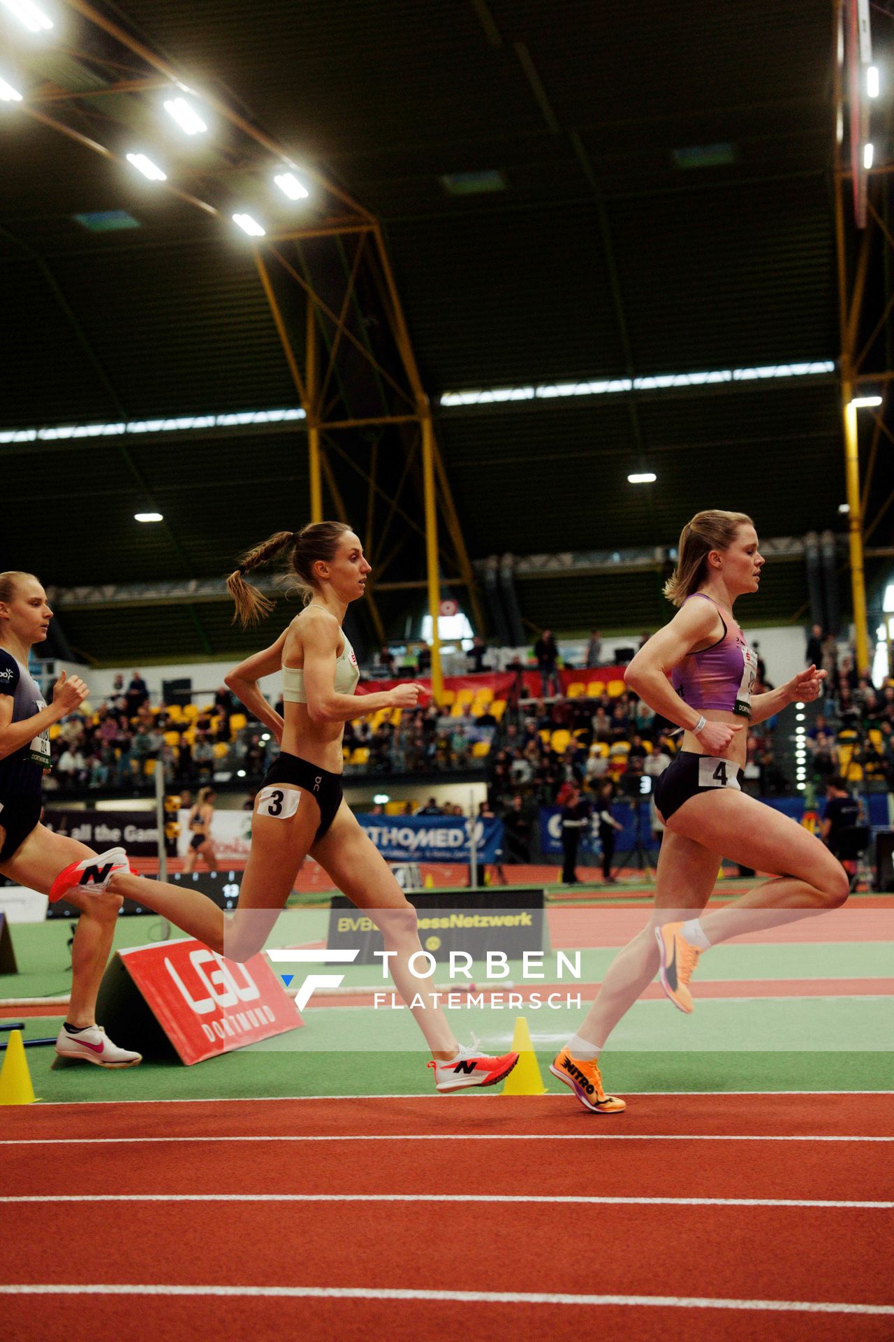 Maria Freij (Schweden) am 08.02.2026 beim Sparkassen Indoor Meeting in der Helmut-Körnig-Halle in Dortmund