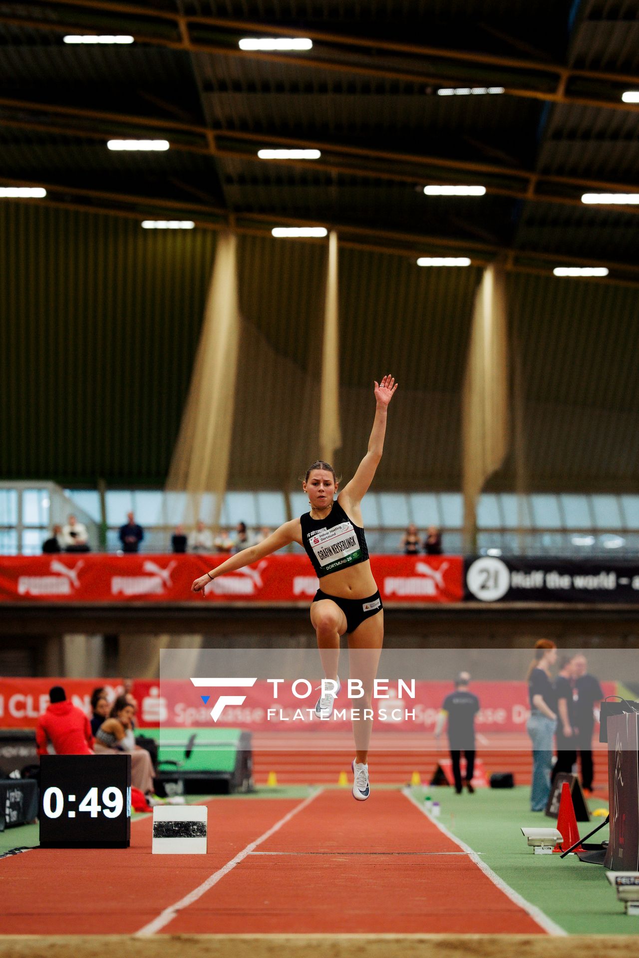 Anna Gräfin Keyserlingk (LG Göttingen) am 08.02.2026 beim Sparkassen Indoor Meeting in der Helmut-Körnig-Halle in Dortmund