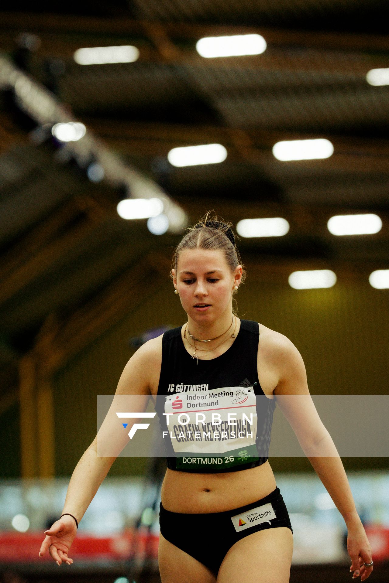 Anna Gräfin Keyserlingk (LG Göttingen) am 08.02.2026 beim Sparkassen Indoor Meeting in der Helmut-Körnig-Halle in Dortmund