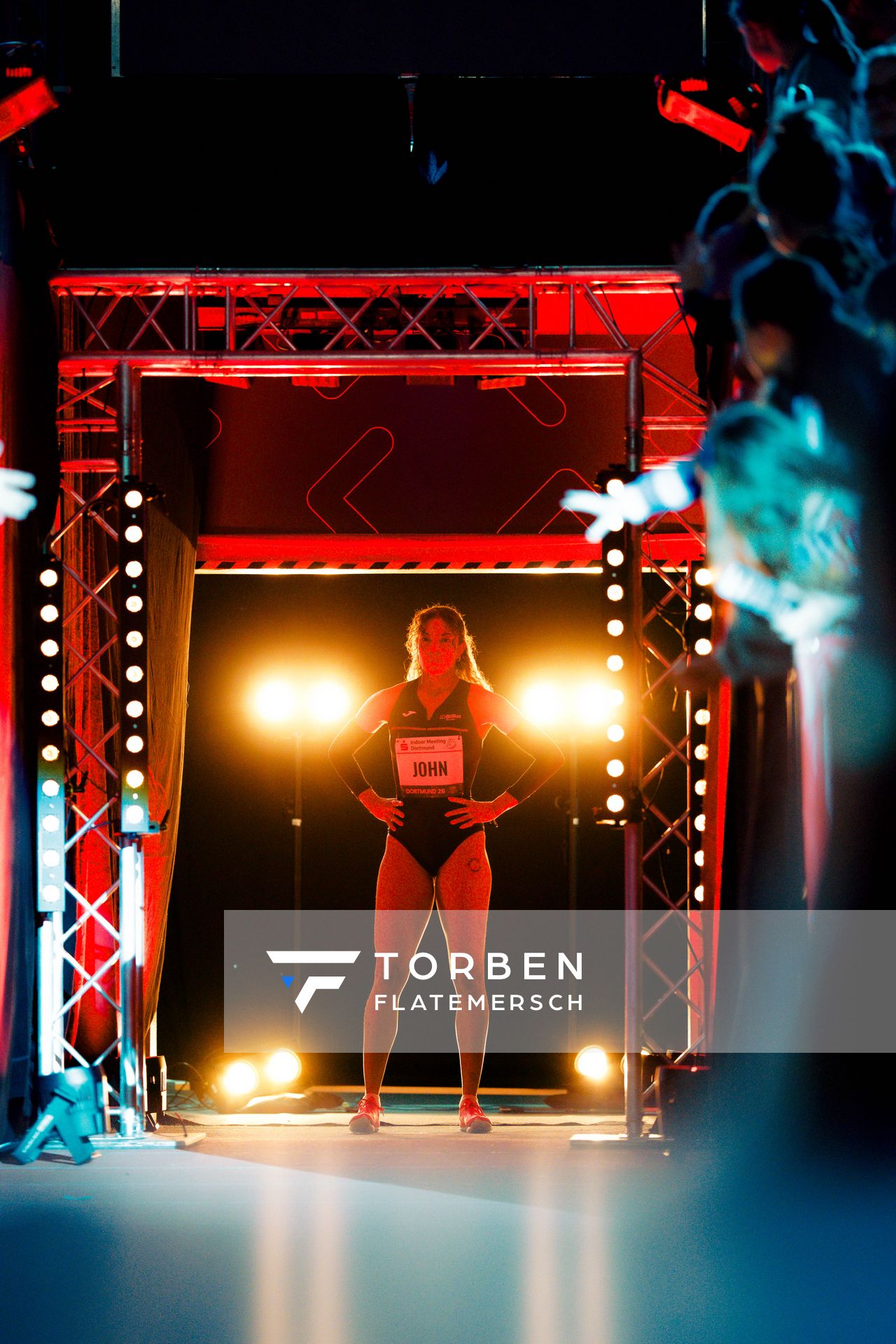 Viola John (LG Brillux Münster) am 08.02.2026 beim Sparkassen Indoor Meeting in der Helmut-Körnig-Halle in Dortmund