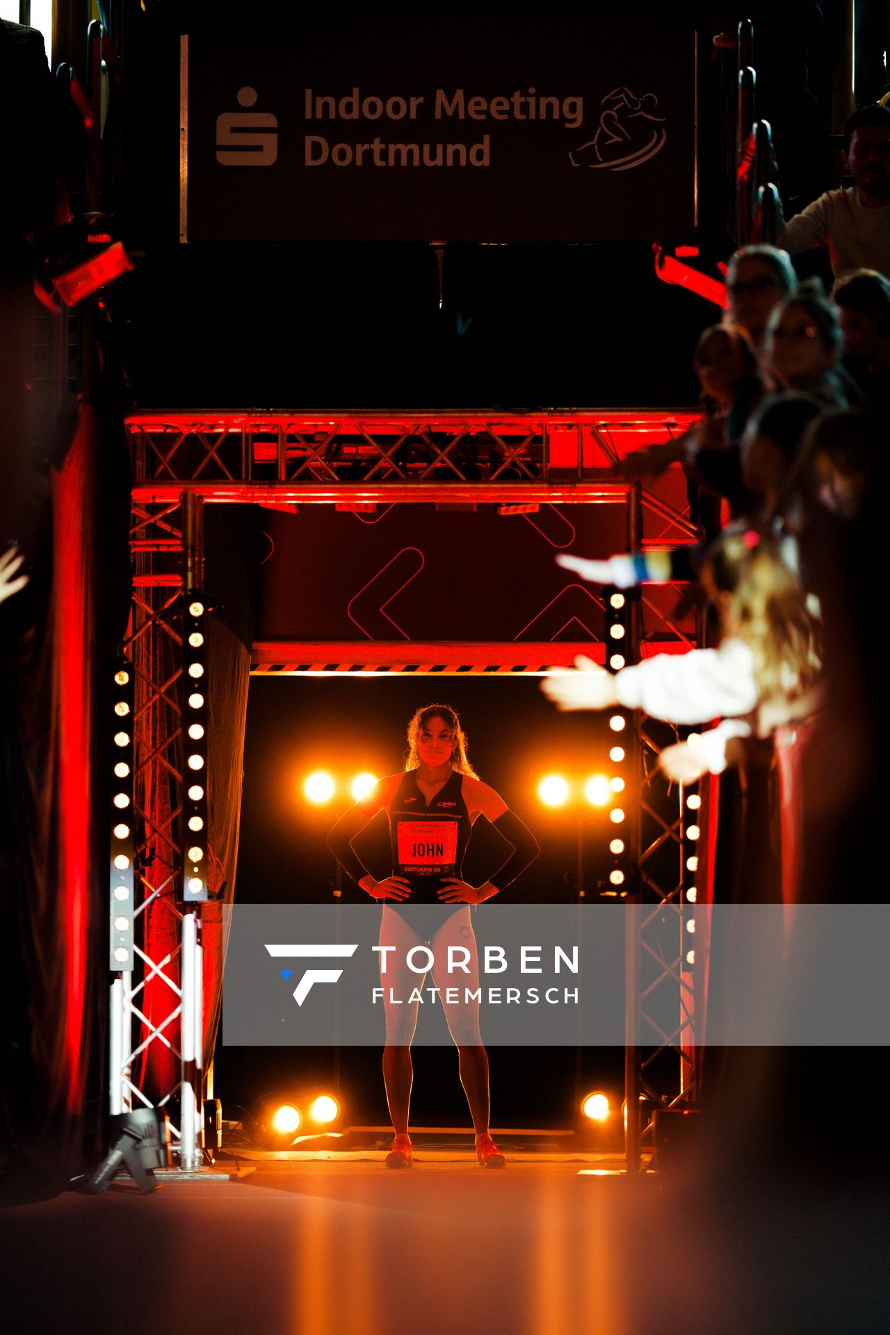 Viola John (LG Brillux Münster) am 08.02.2026 beim Sparkassen Indoor Meeting in der Helmut-Körnig-Halle in Dortmund