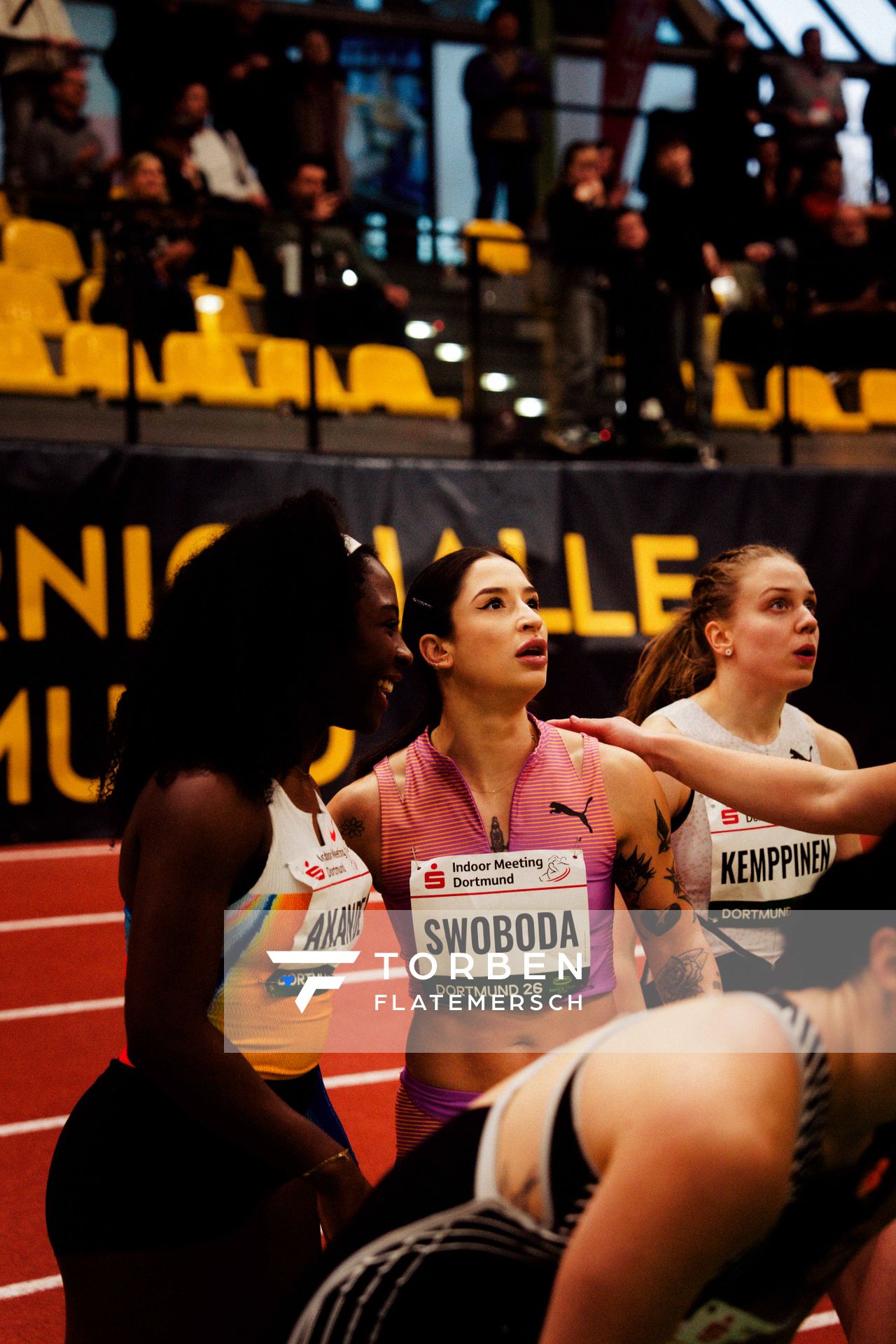 Ewa Swoboda (Polen) am 08.02.2026 beim Sparkassen Indoor Meeting in der Helmut-Körnig-Halle in Dortmund