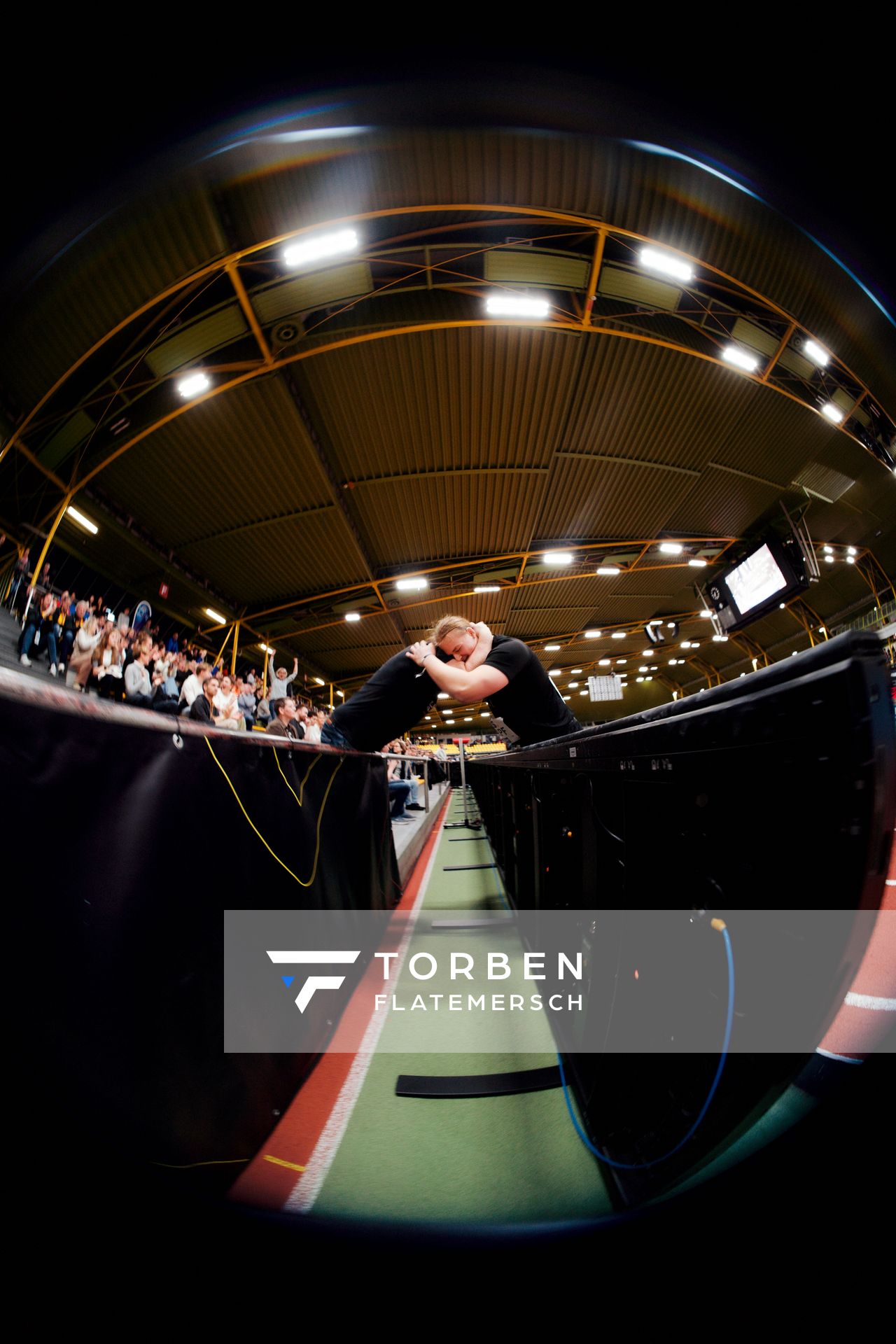 Georg Harpf (LG Stadtwerke München) am 27.02.2026 bei den Deutschen Hallen Meisterschaften in der Helmut-Körnig-Halle in Dortmund