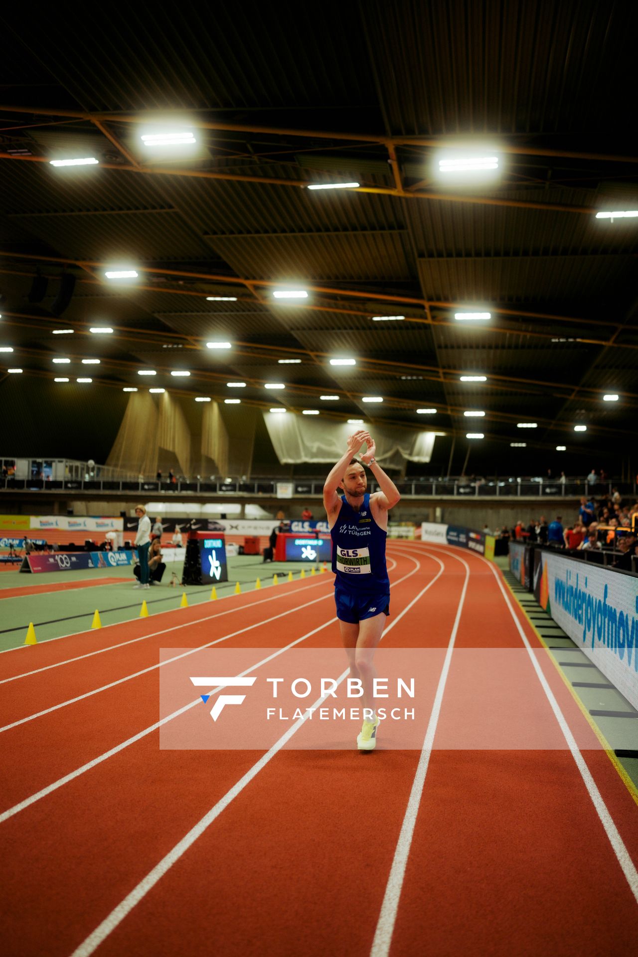 Max Thorwirth (LAV Stadtwerke Tübingen)am 27.02.2026 bei den Deutschen Hallen Meisterschaften in der Helmut-Körnig-Halle in Dortmund