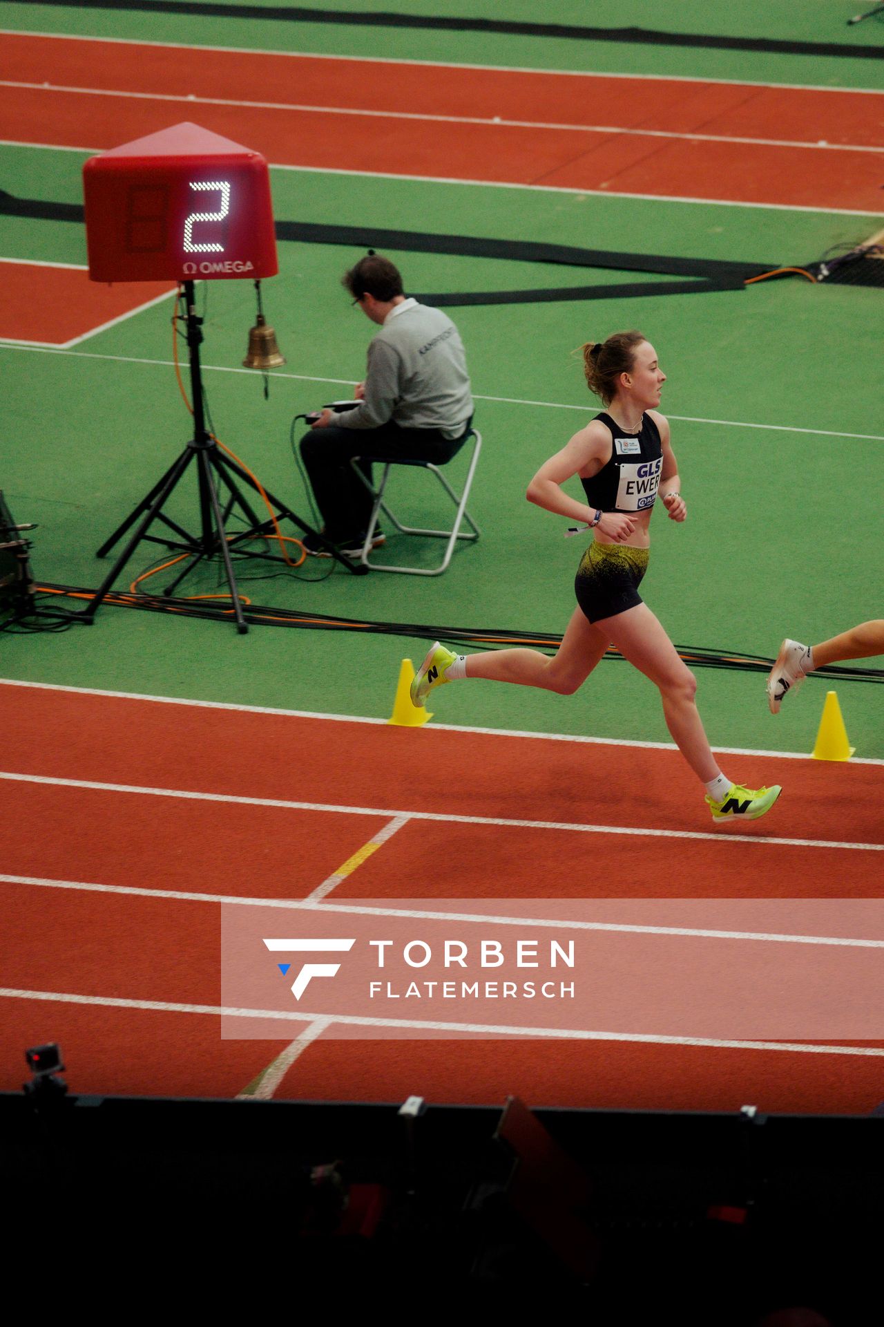 am 28.02.2026 bei den Deutschen Hallen Meisterschaften in der Helmut-Körnig-Halle in Dortmund