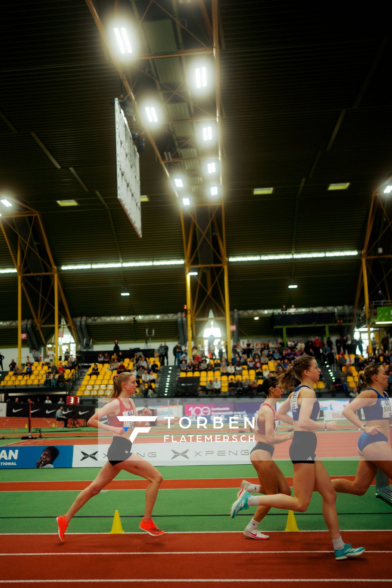 Marie Pröpsting (VfL Eintracht Hannover) am 28.02.2026 bei den Deutschen Hallen Meisterschaften in der Helmut-Körnig-Halle in Dortmund