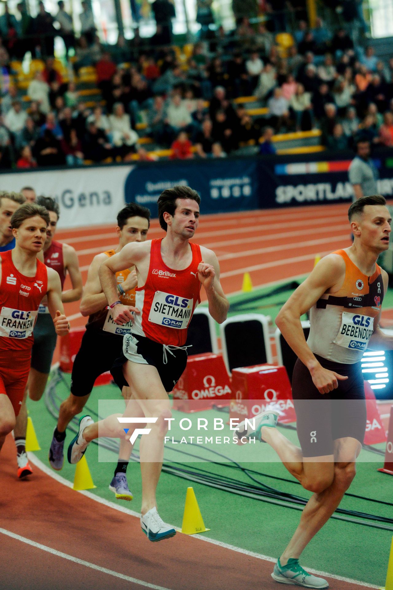 Marco Sietmann (LG Brillux Münster) am 28.02.2026 bei den Deutschen Hallen Meisterschaften in der Helmut-Körnig-Halle in Dortmund