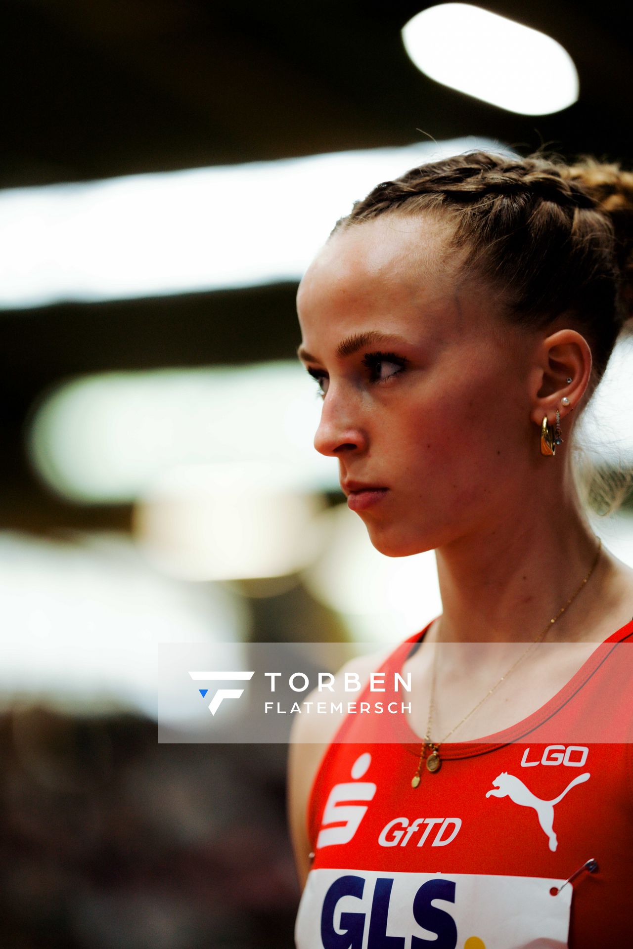 am 28.02.2026 bei den Deutschen Hallen Meisterschaften in der Helmut-Körnig-Halle in Dortmund