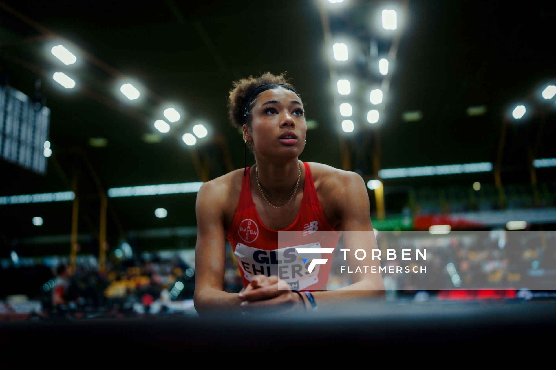 Anna-Elisabeth Ehlers (TSV Bayer 04 Leverkusen) am 28.02.2026 bei den Deutschen Hallen Meisterschaften in der Helmut-Körnig-Halle in Dortmund