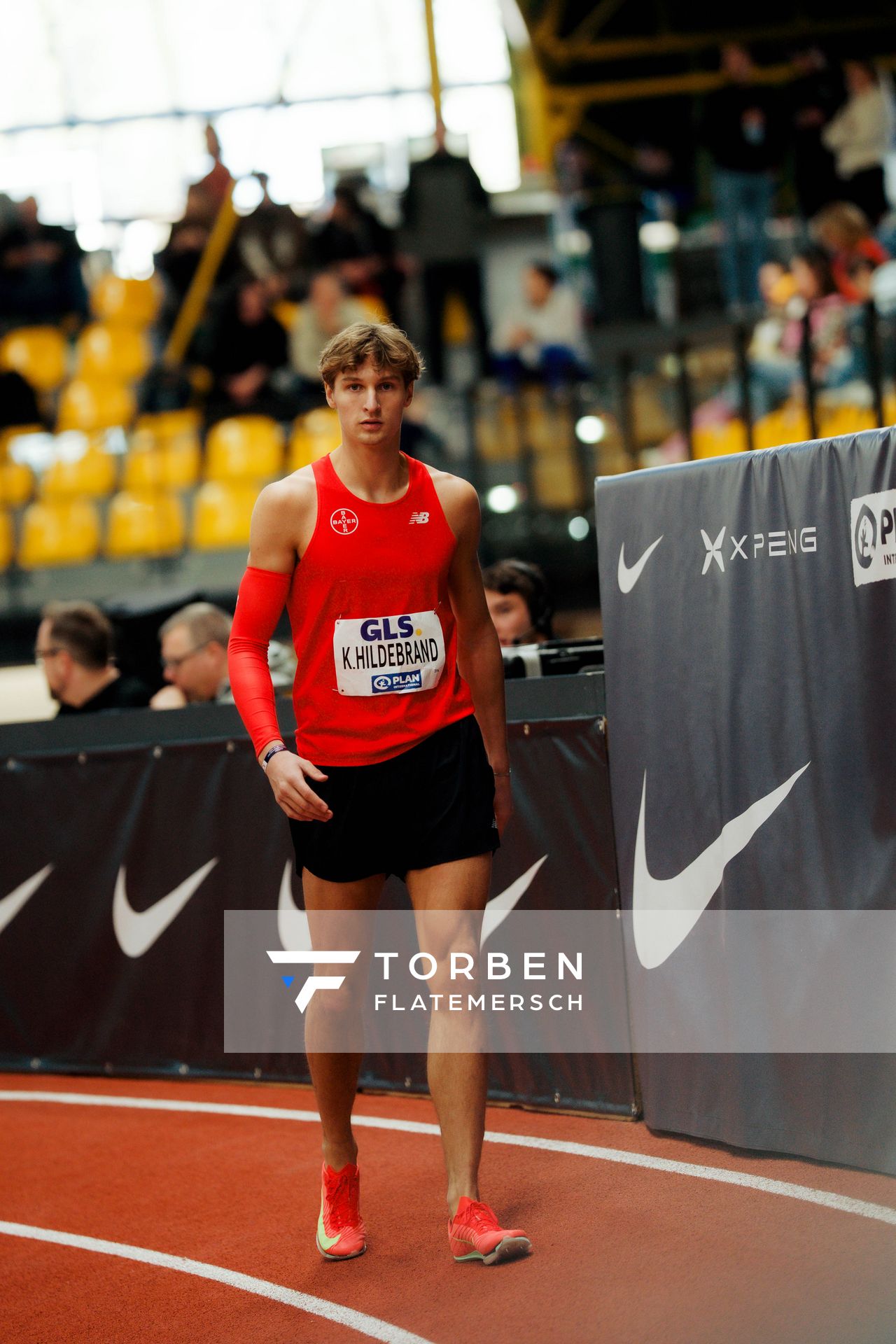 am 01.03.2026 bei den Deutschen Hallen Meisterschaften in der Helmut-Körnig-Halle in Dortmund