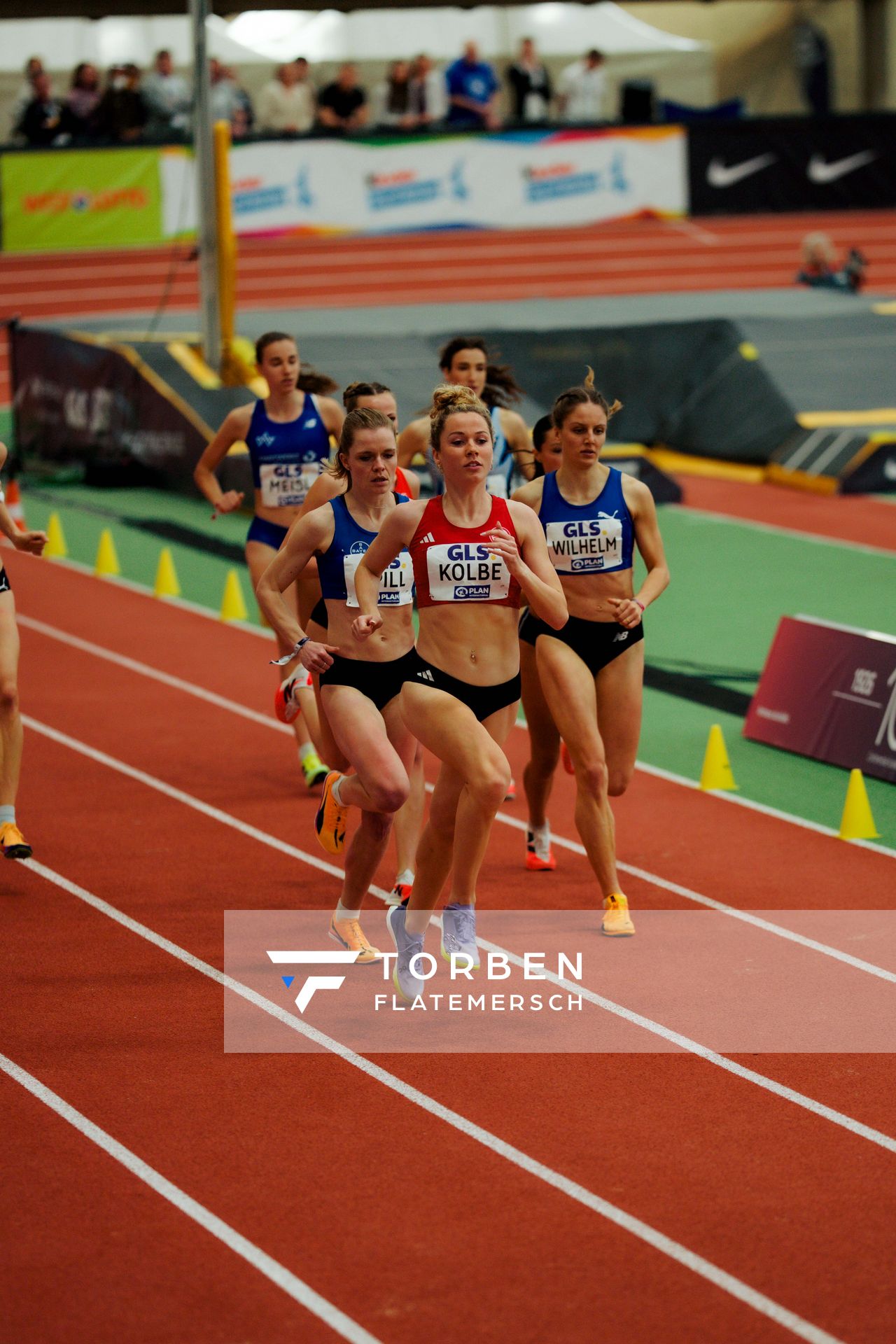 am 01.03.2026 bei den Deutschen Hallen Meisterschaften in der Helmut-Körnig-Halle in Dortmund