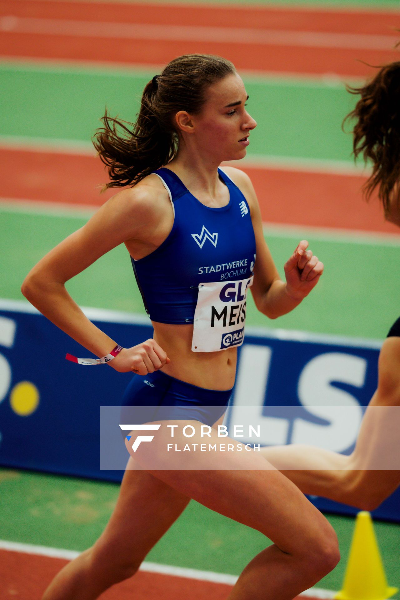 am 01.03.2026 bei den Deutschen Hallen Meisterschaften in der Helmut-Körnig-Halle in Dortmund