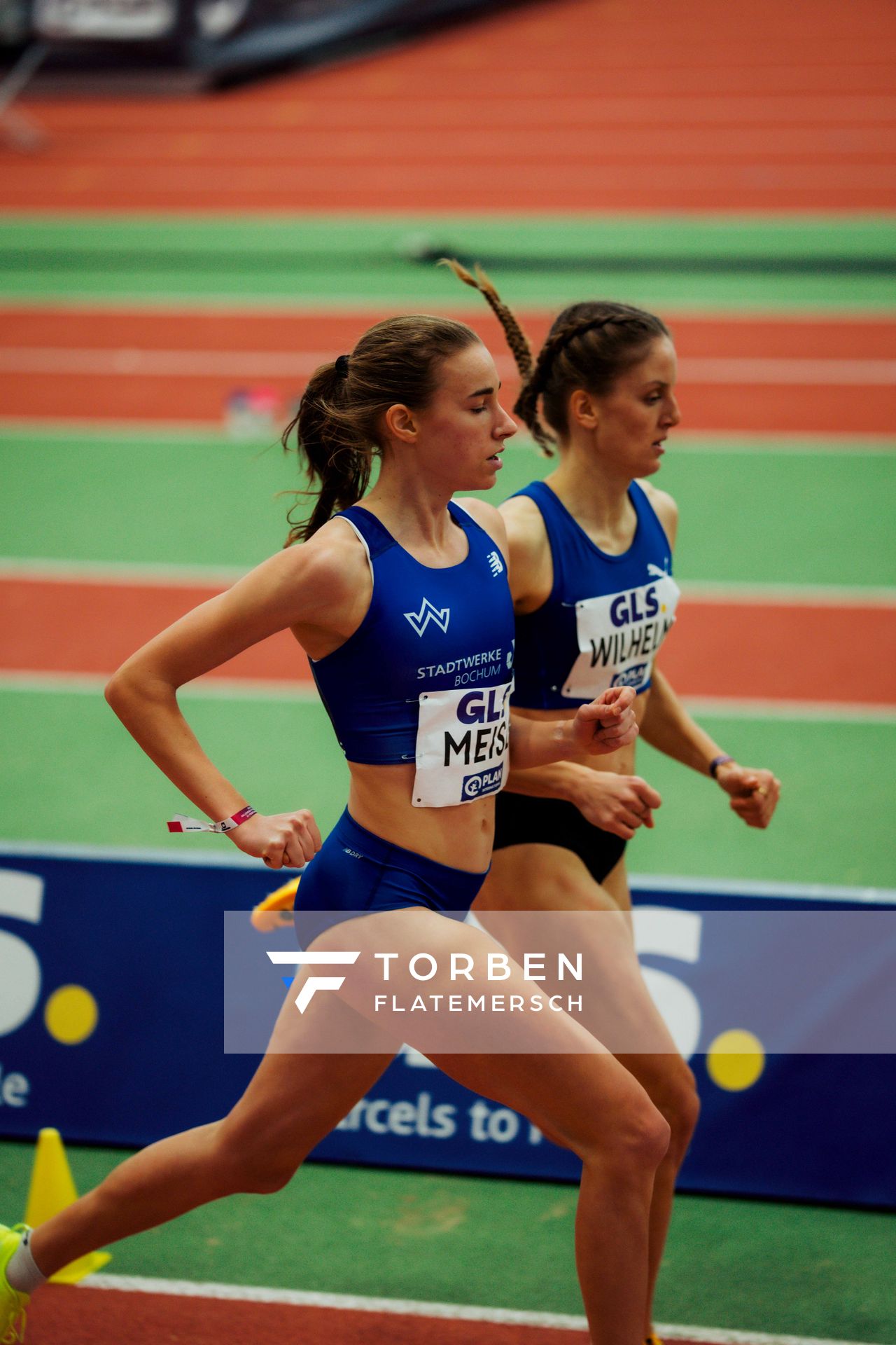 am 01.03.2026 bei den Deutschen Hallen Meisterschaften in der Helmut-Körnig-Halle in Dortmund