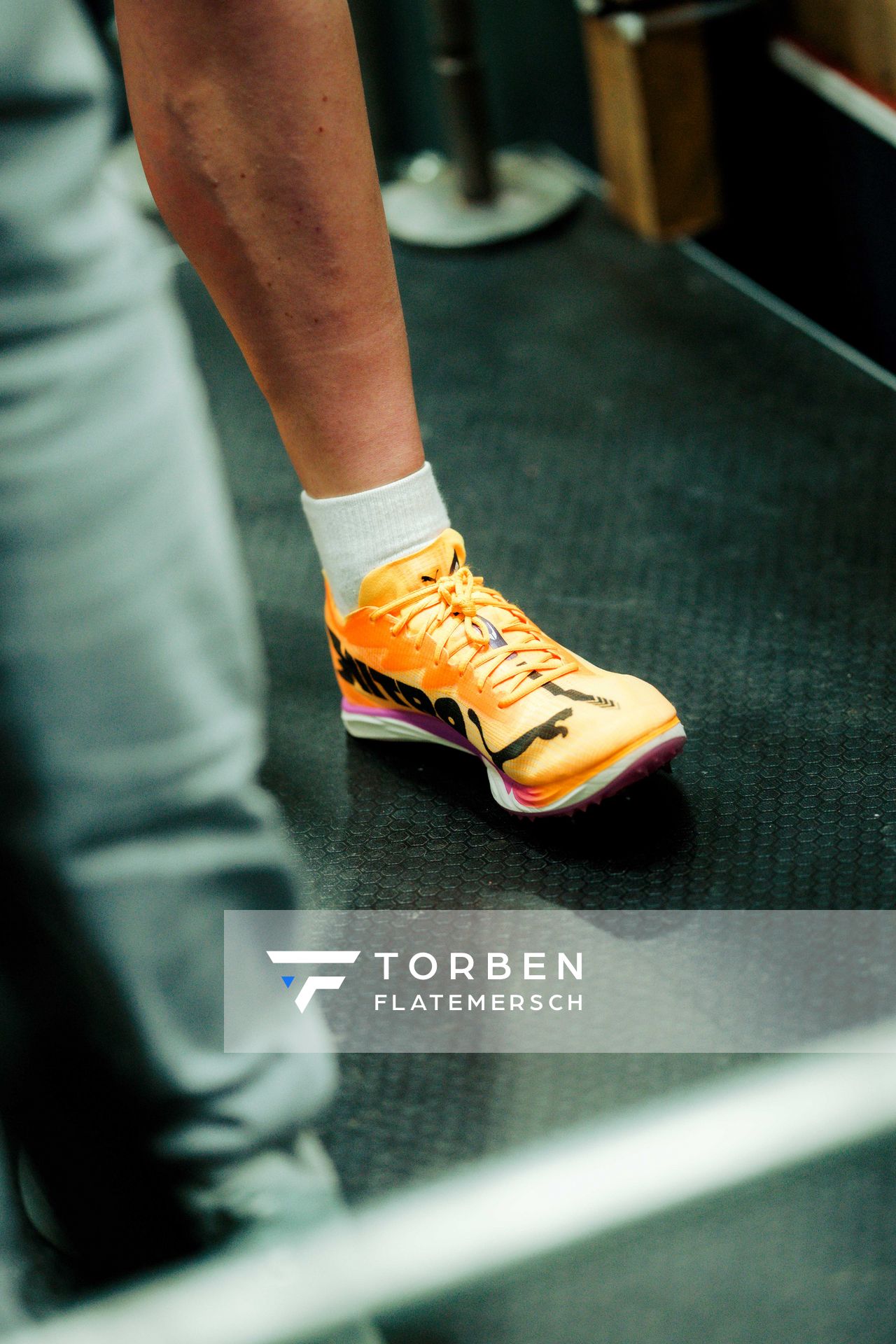 Tanja Spill (TSV Bayer Dormagen) am 01.03.2026 bei den Deutschen Hallen Meisterschaften in der Helmut-Körnig-Halle in Dortmund