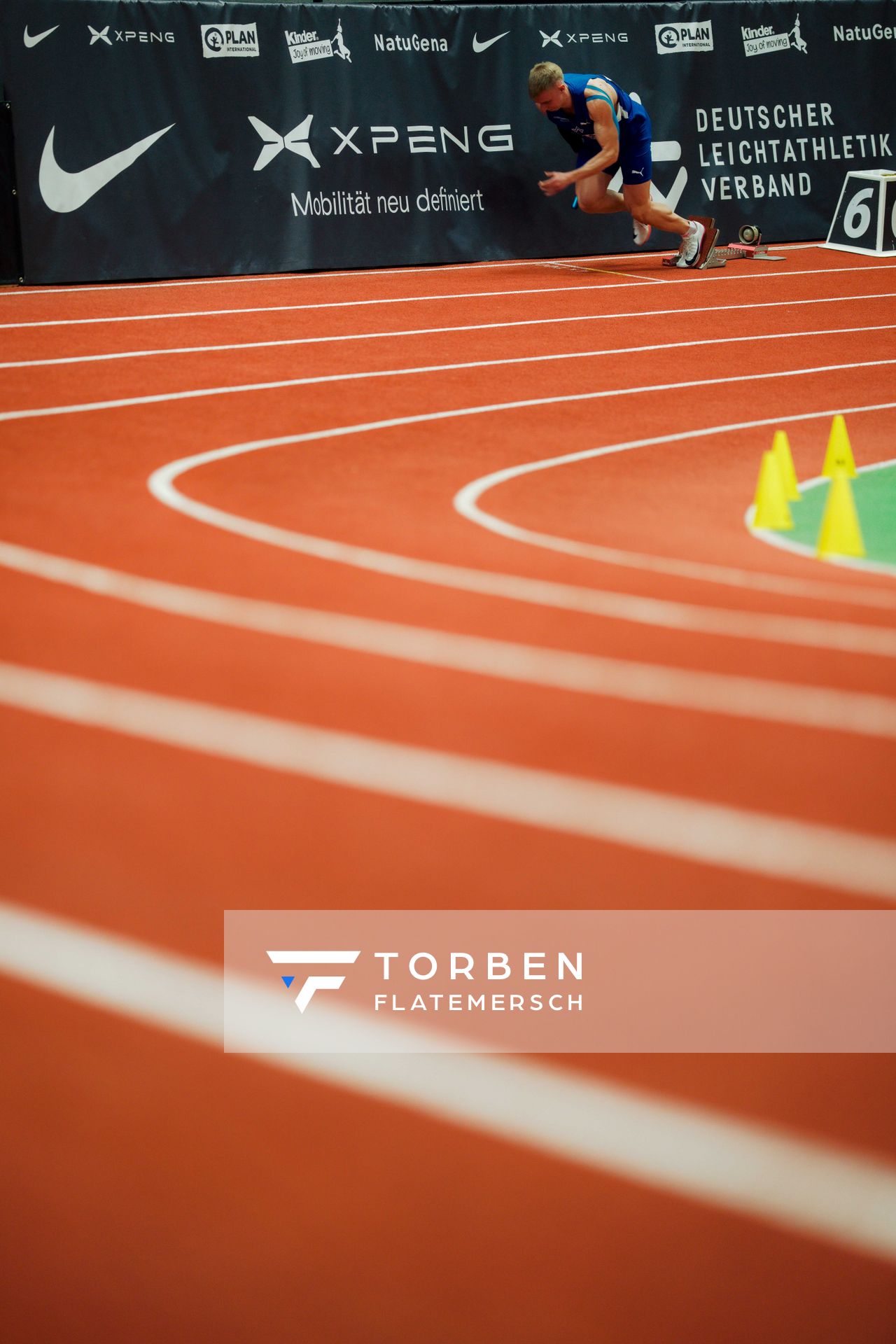 am 01.03.2026 bei den Deutschen Hallen Meisterschaften in der Helmut-Körnig-Halle in Dortmund