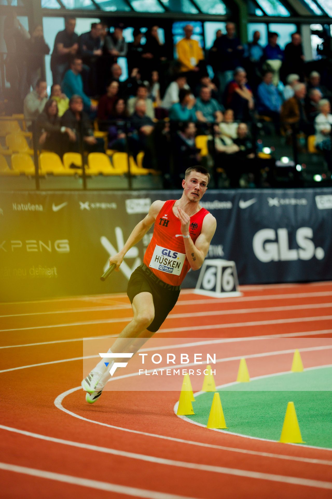 am 01.03.2026 bei den Deutschen Hallen Meisterschaften in der Helmut-Körnig-Halle in Dortmund