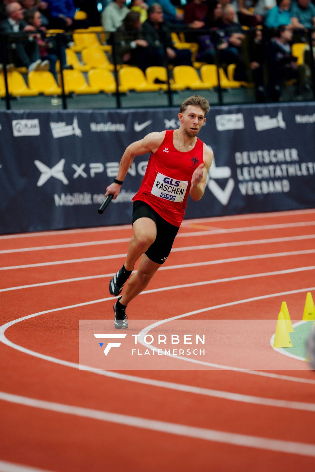 am 01.03.2026 bei den Deutschen Hallen Meisterschaften in der Helmut-Körnig-Halle in Dortmund