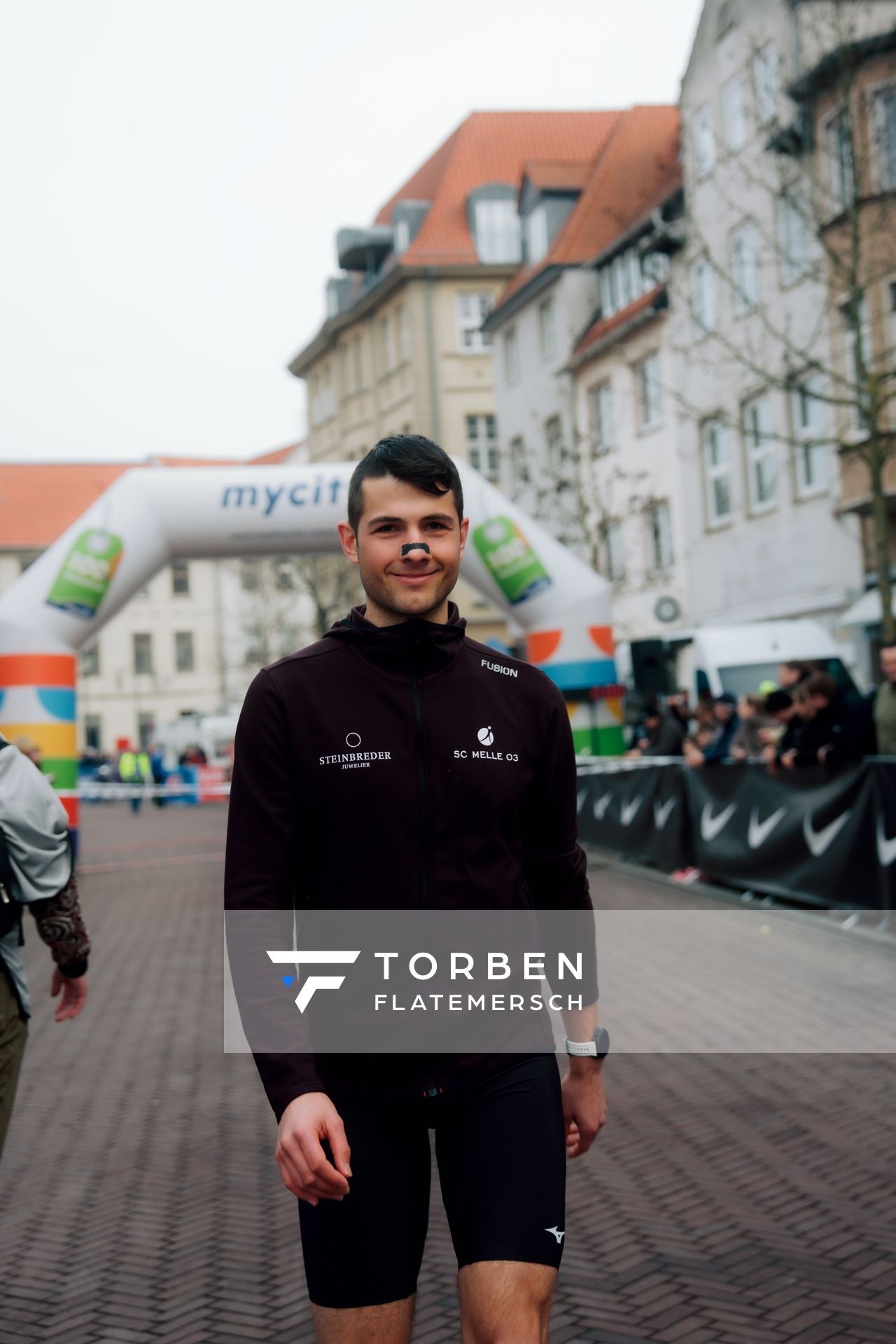 Sören Sprehe (SC Melle 03) am 08.03.2026 bei den Deutschen Meisterschaften 10 km Straße in Uelzen