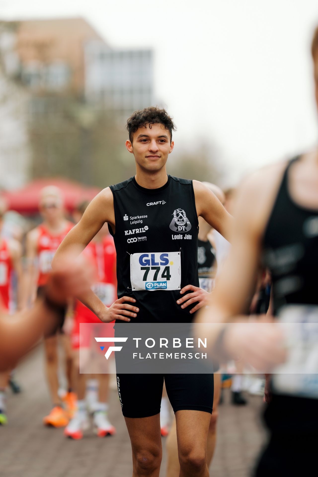 Louis Jahn (SC DHfK Leipzig) am 08.03.2026 bei den Deutschen Meisterschaften 10 km Straße in Uelzen