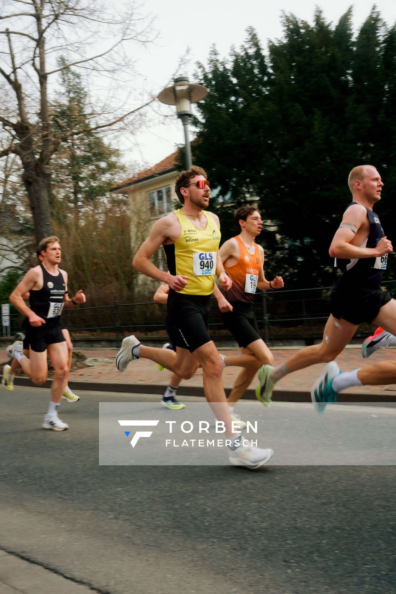Jens Mergenthaler (LG farbtex Nordschwarzwald) am 08.03.2026 bei den Deutschen Meisterschaften 10 km Straße in Uelzen
