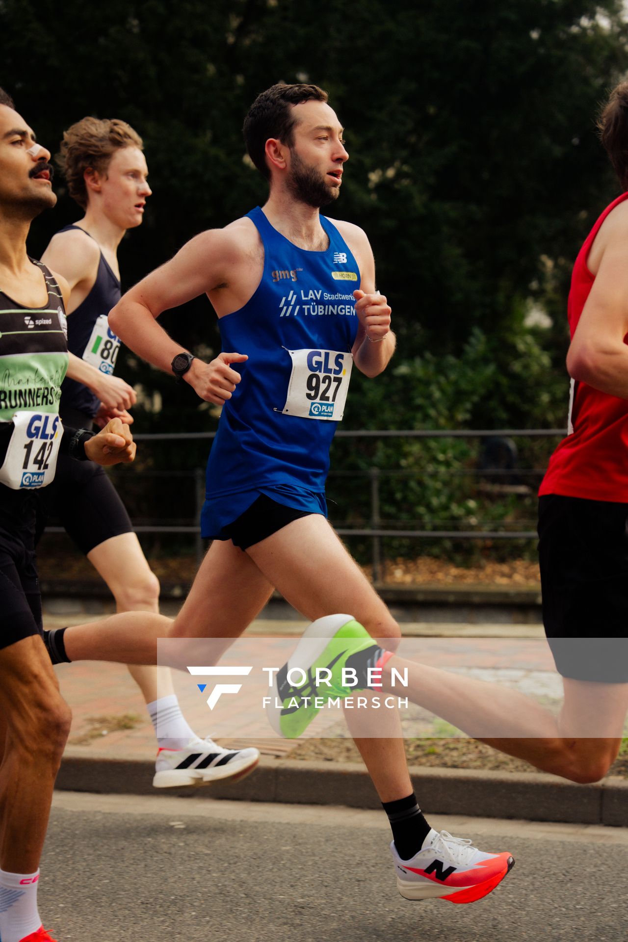 Maximilian Thorwirth (LAV Stadtwerke Tübingen) am 08.03.2026 bei den Deutschen Meisterschaften 10 km Straße in Uelzen