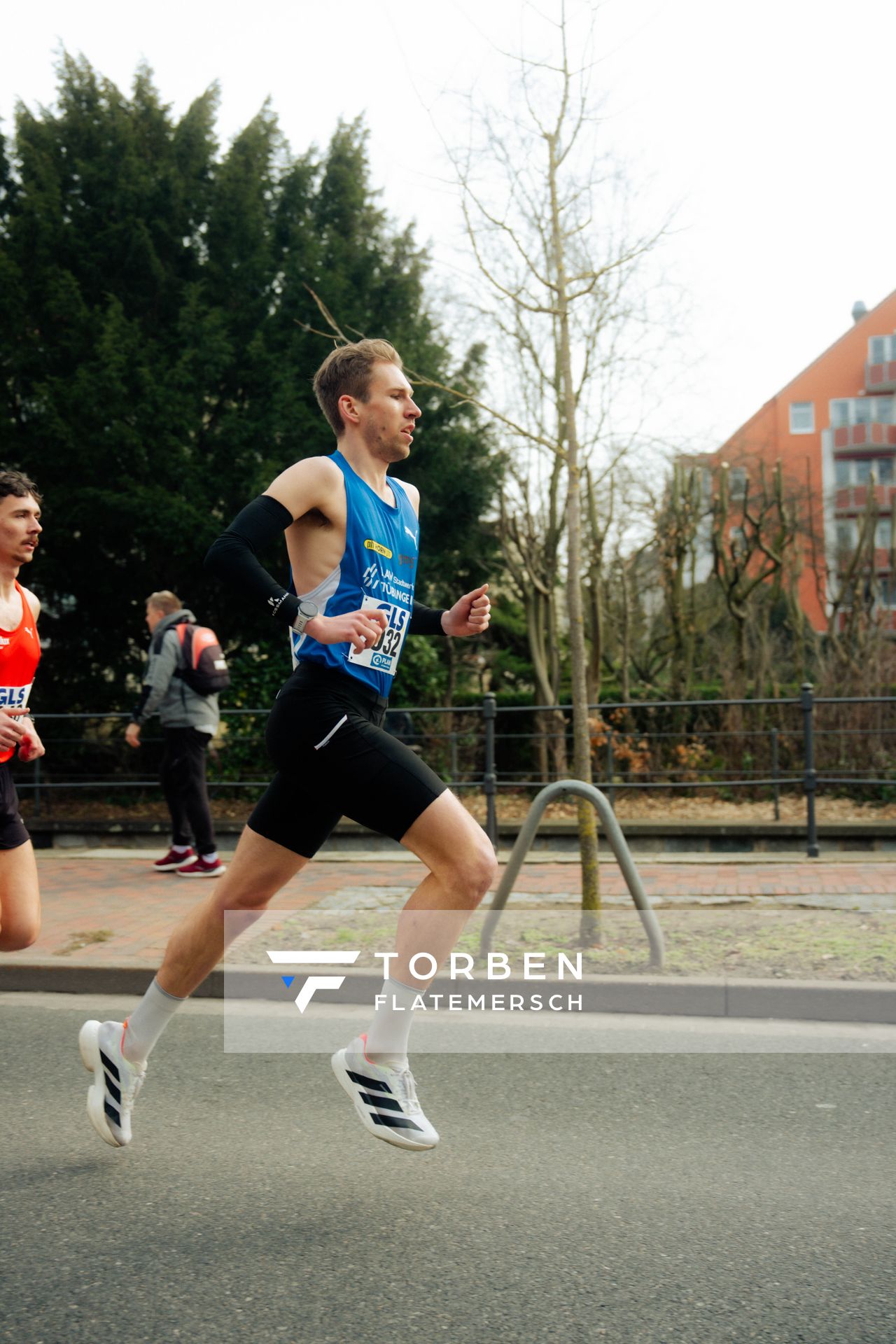Mattis Dietrich (LAV Stadtwerke Tübingen) am 08.03.2026 bei den Deutschen Meisterschaften 10 km Straße in Uelzen