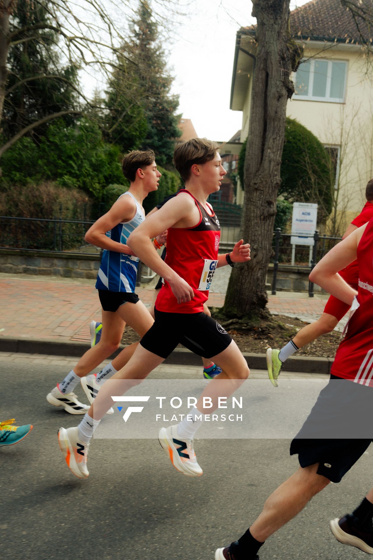 Jakob Langen (LG Osnabrück) am 08.03.2026 bei den Deutschen Meisterschaften 10 km Straße in Uelzen