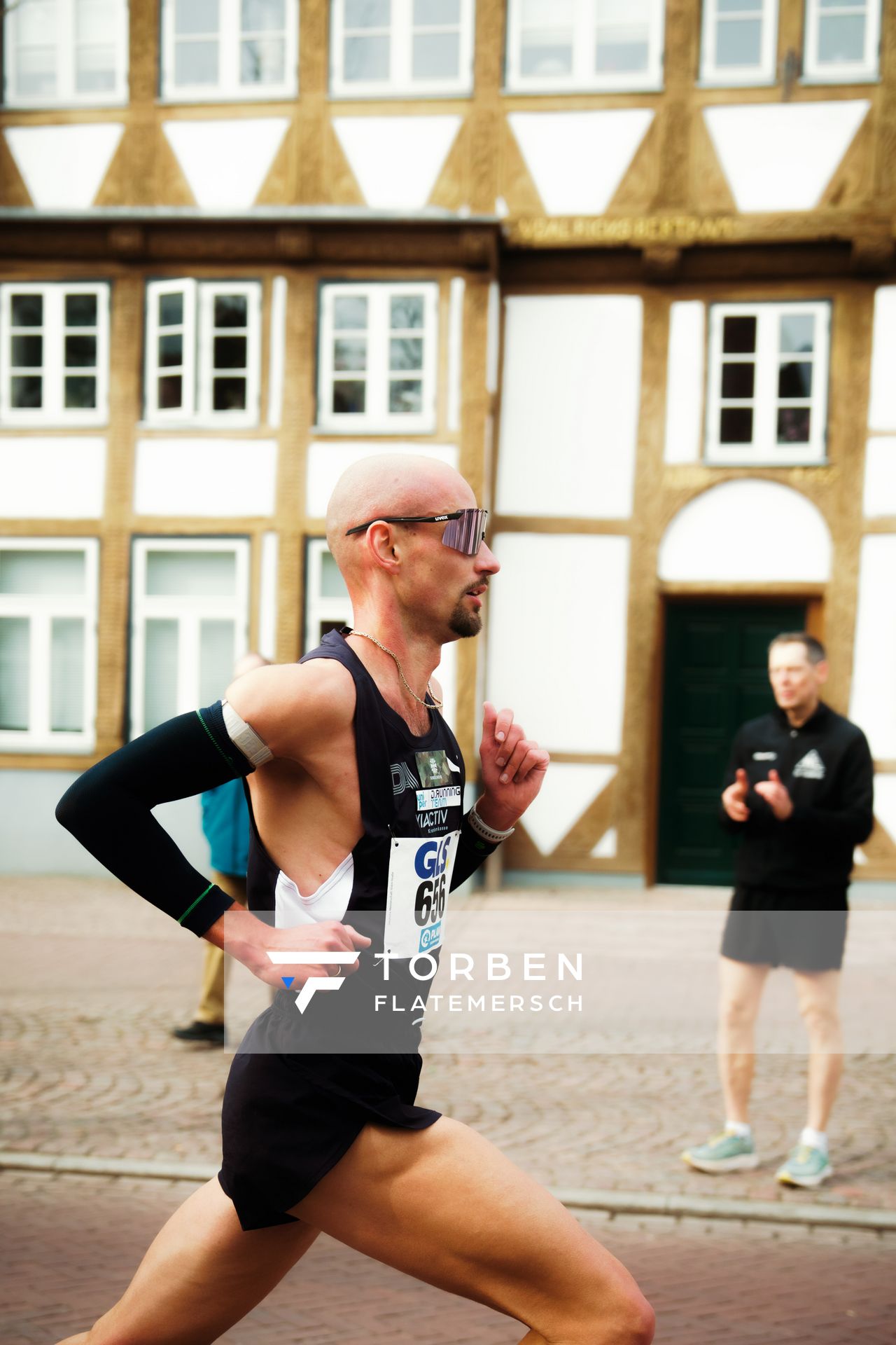Hendrik Pfeiffer (Düsseldorf Athletics) am 08.03.2026 bei den Deutschen Meisterschaften 10 km Straße in Uelzen