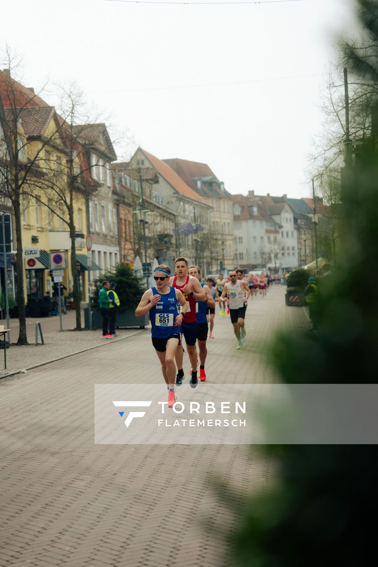Fabian Dichans (Ayyo-Team Essen) am 08.03.2026 bei den Deutschen Meisterschaften 10 km Straße in Uelzen