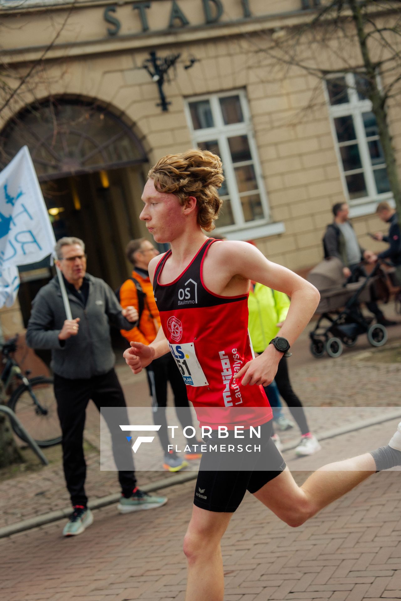 Matthias Apel (LG Osnabrück) am 08.03.2026 bei den Deutschen Meisterschaften 10 km Straße in Uelzen