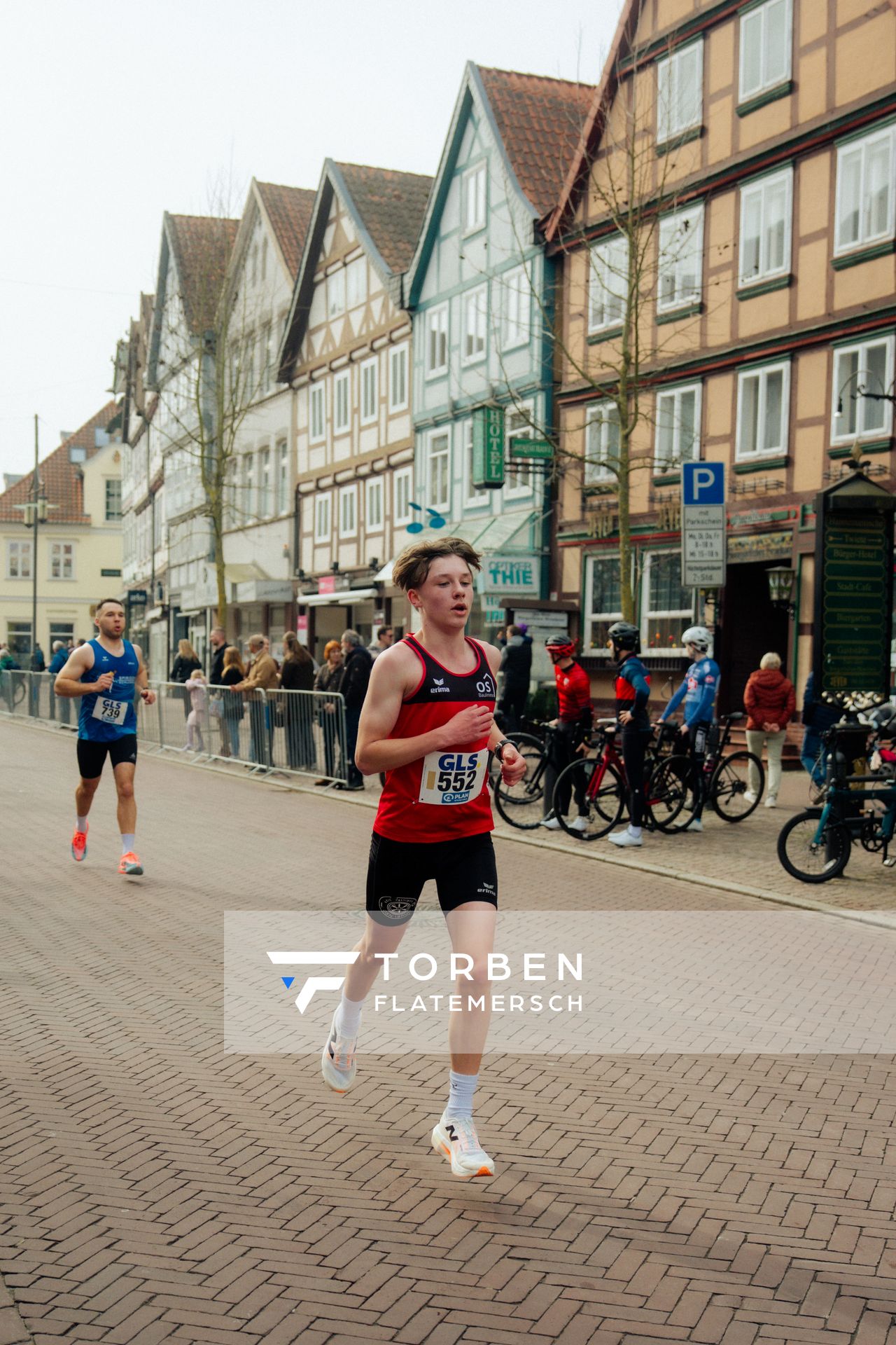 Jakob Langen (LG Osnabrück) am 08.03.2026 bei den Deutschen Meisterschaften 10 km Straße in Uelzen