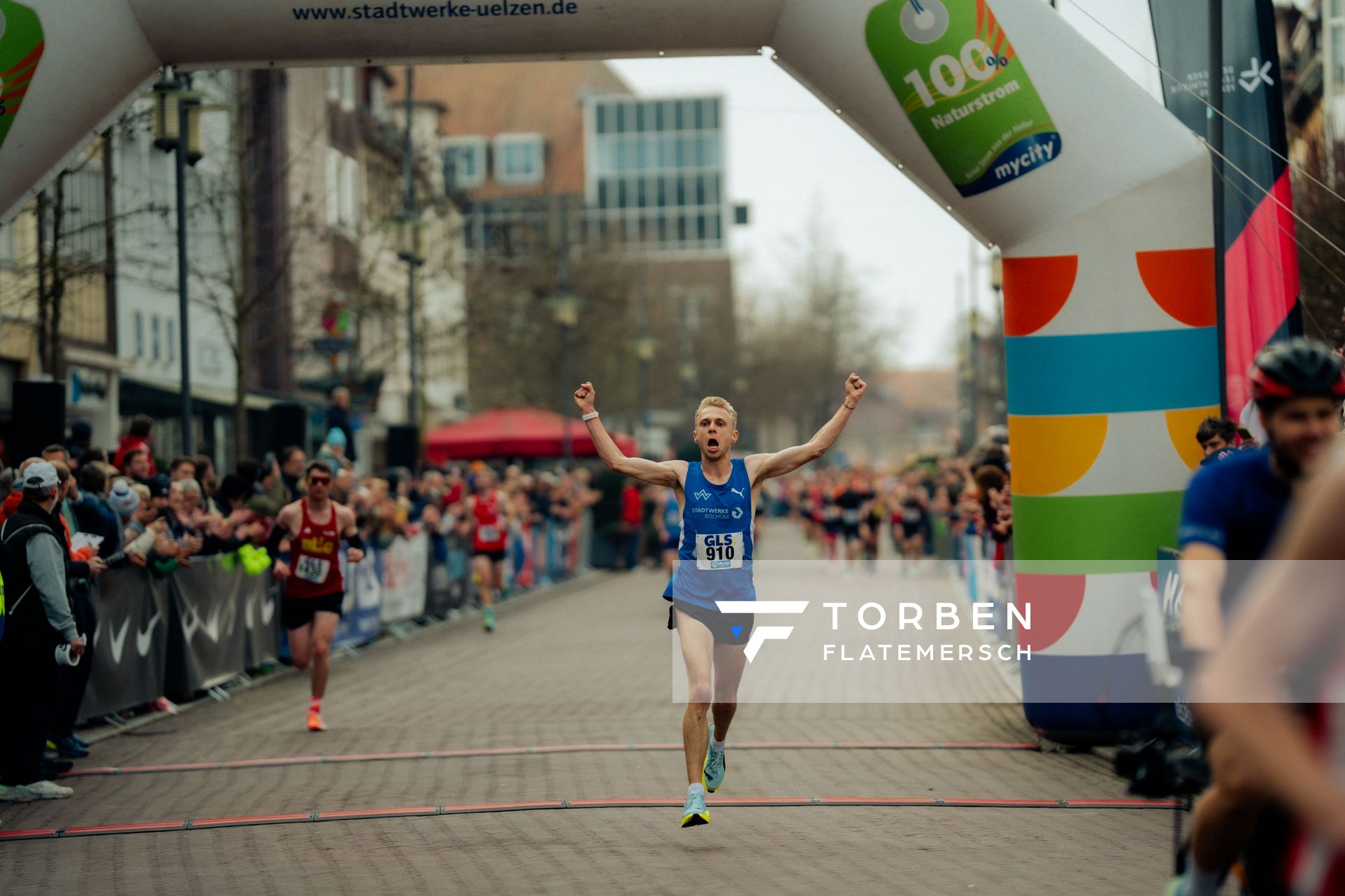 Nils Voigt (TV Wattenscheid 01) am 08.03.2026 bei den Deutschen Meisterschaften 10 km Straße in Uelzen