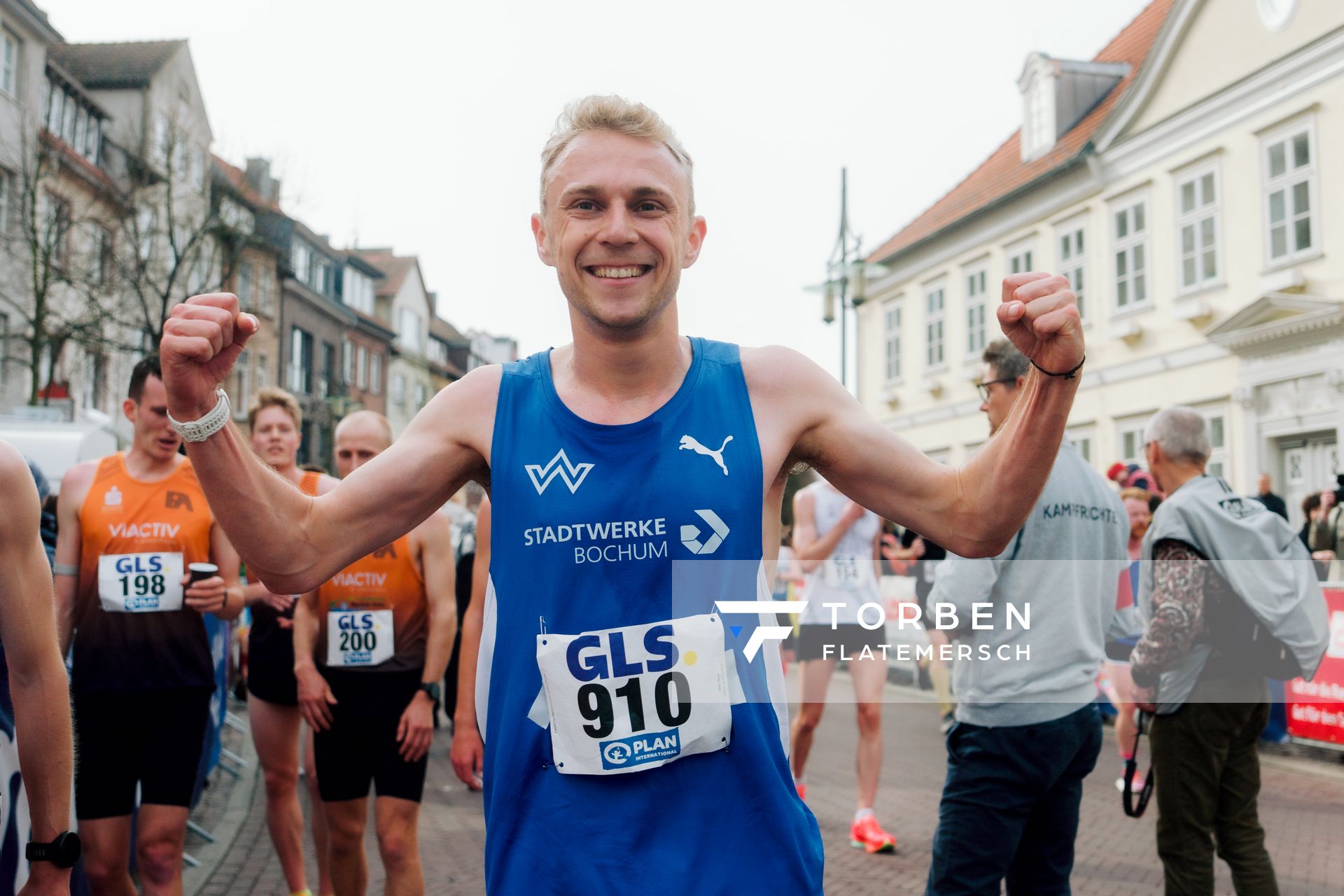 Nils Voigt (TV Wattenscheid 01) am 08.03.2026 bei den Deutschen Meisterschaften 10 km Straße in Uelzen