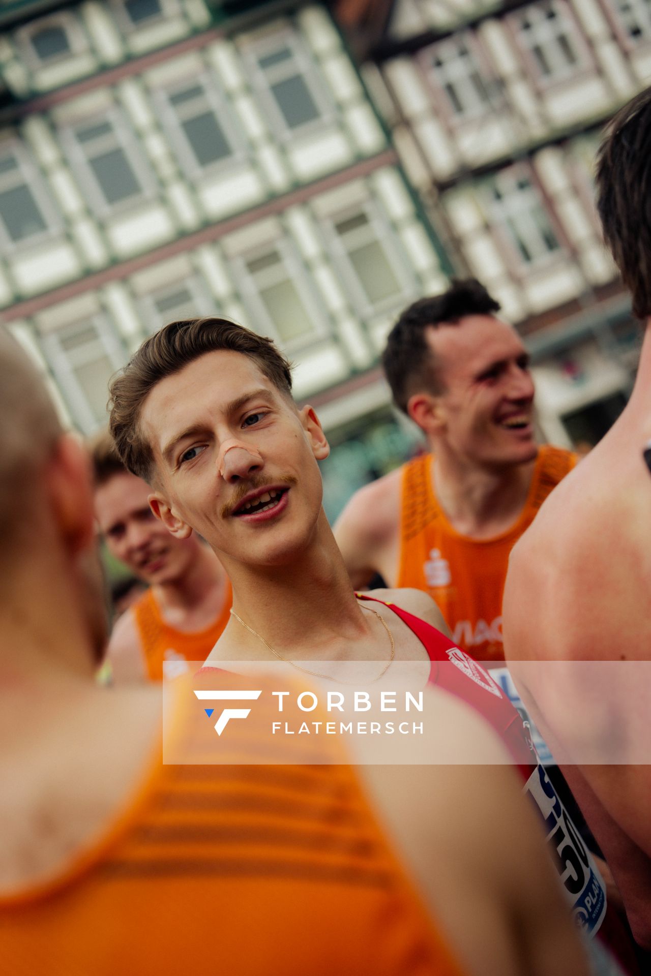 Artur Beimler (LC Cottbus) am 08.03.2026 bei den Deutschen Meisterschaften 10 km Straße in Uelzen