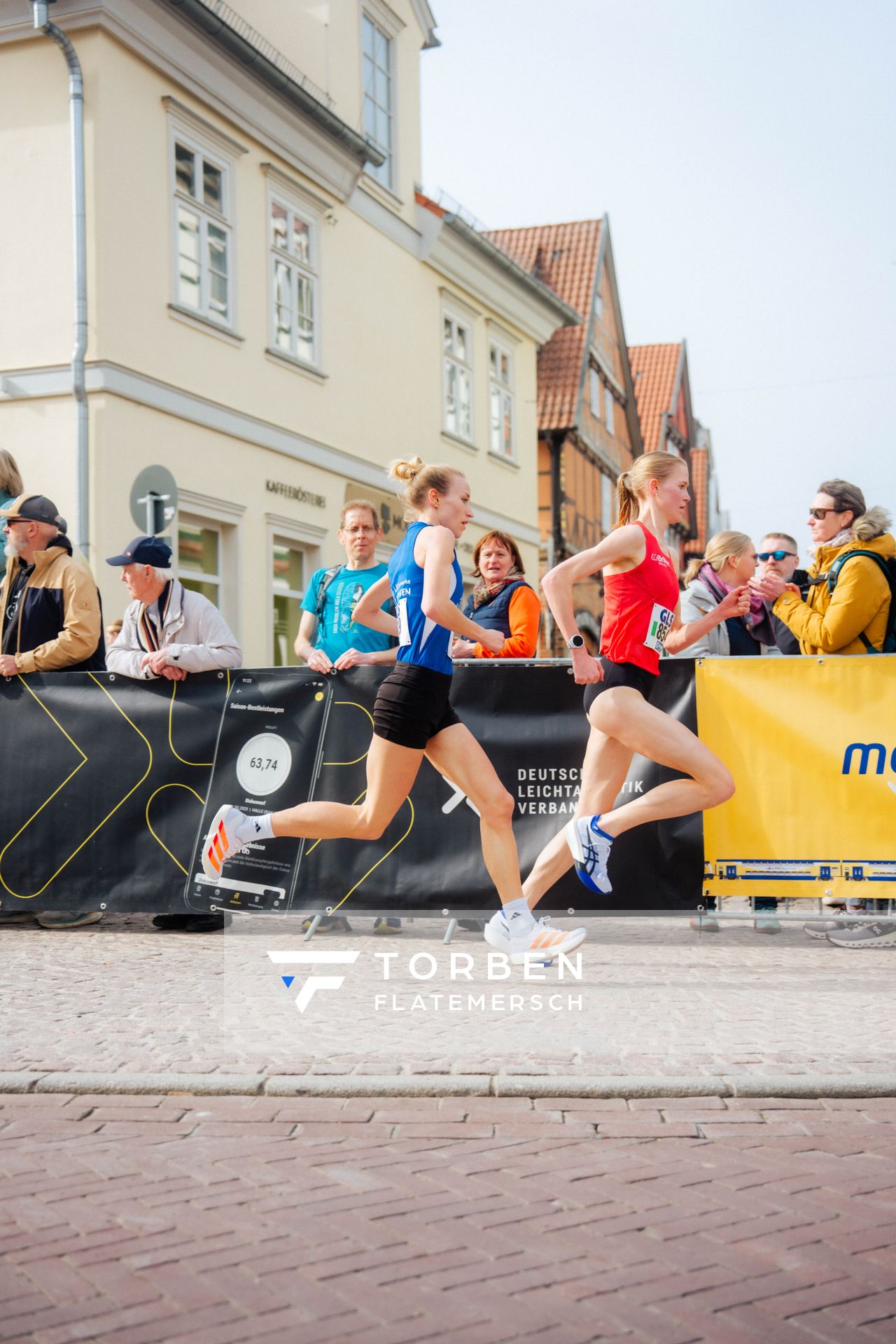 Antonia Schiel (LAV Stadtwerke Tübingen) am 08.03.2026 bei den Deutschen Meisterschaften 10 km Straße in Uelzen