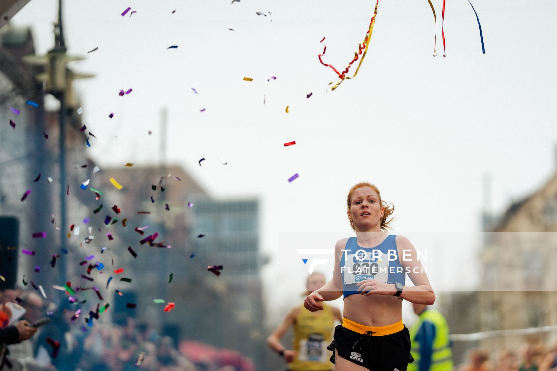 Eva Dieterich (LAV Stadtwerke Tübingen) am 08.03.2026 bei den Deutschen Meisterschaften 10 km Straße in Uelzen
