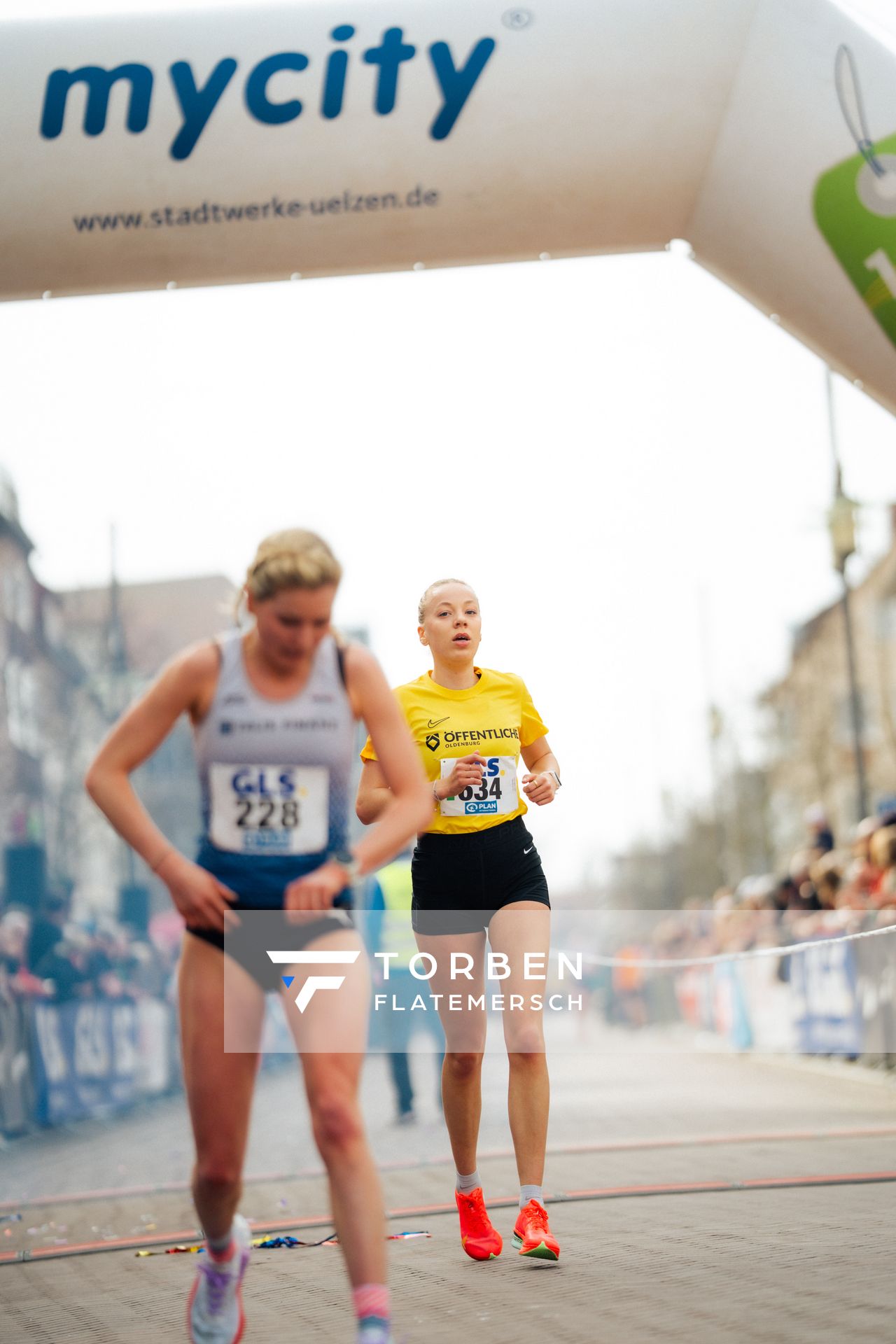 Carolin Hinrichs (VfL Löningen) am 08.03.2026 bei den Deutschen Meisterschaften 10 km Straße in Uelzen