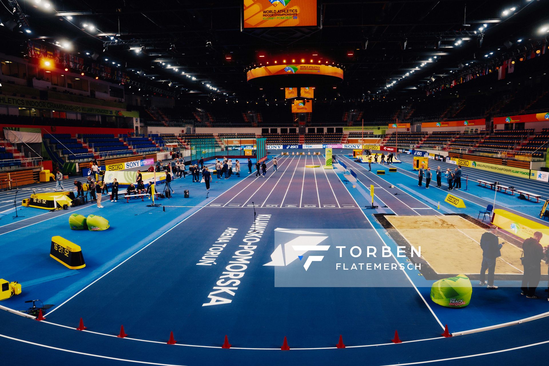 The Torun Arena on 19.03.2026 at the World Athletics Indoor Championships 2026 in Torun