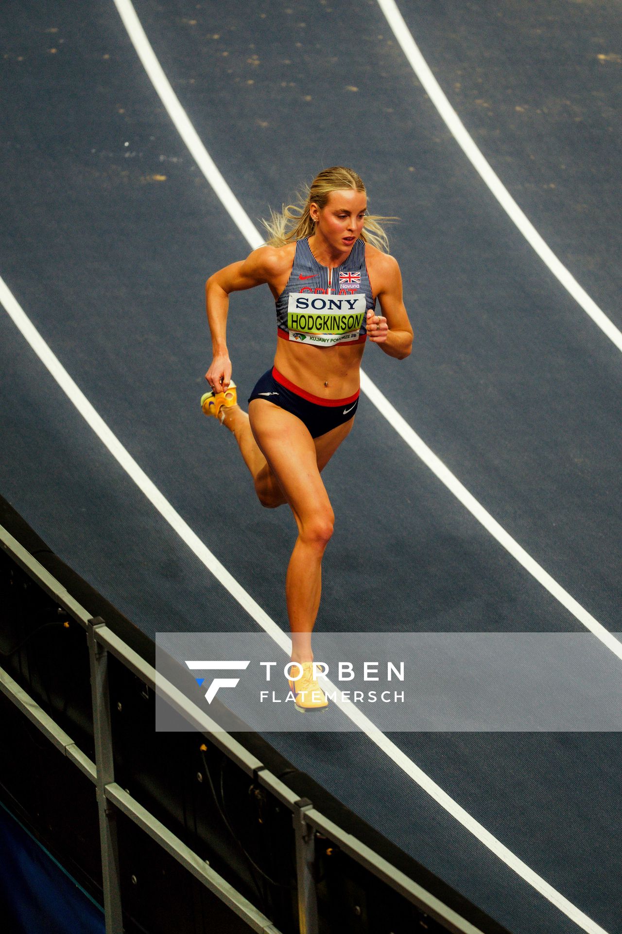 Keely Hodgkinson (Great Britain & N.I.) on 20.03.2026 at the World Athletics Indoor Championships 2026 in Torun
