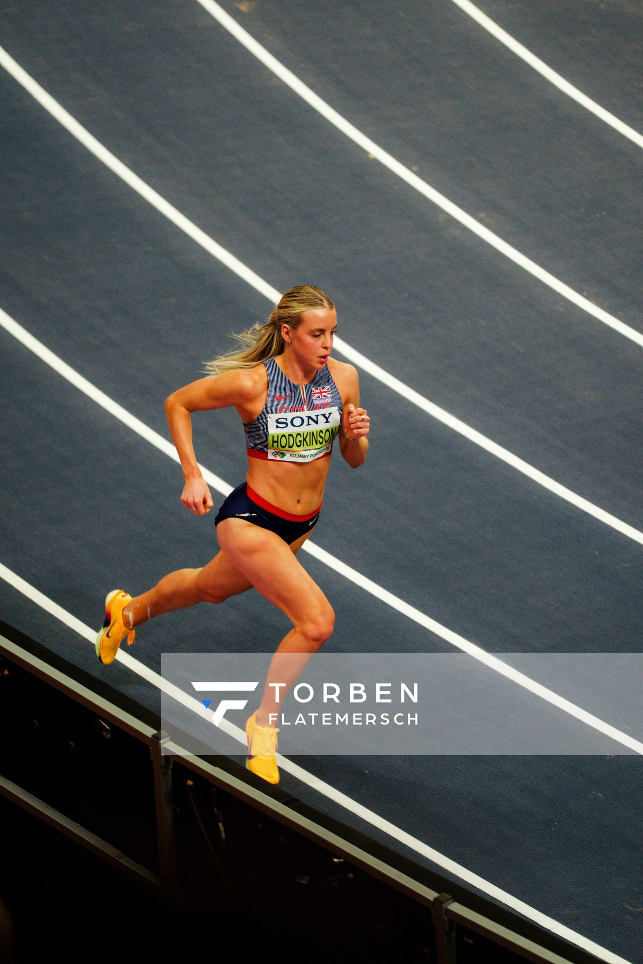 Keely Hodgkinson (Great Britain & N.I.) on 20.03.2026 at the World Athletics Indoor Championships 2026 in Torun