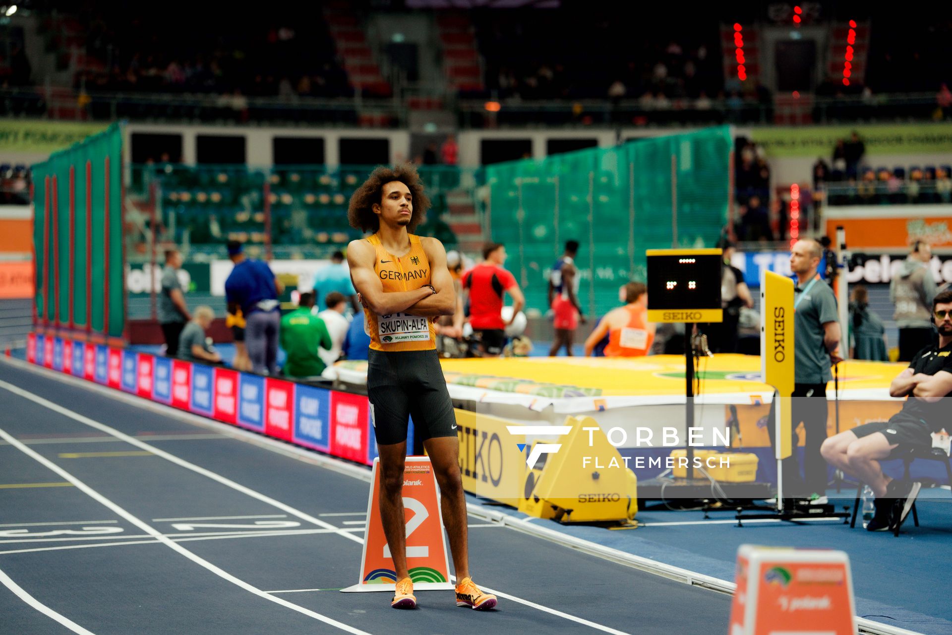 Malik Skupin-Alfa (Germany) on 20.03.2026 at the World Athletics Indoor Championships 2026 in Torun