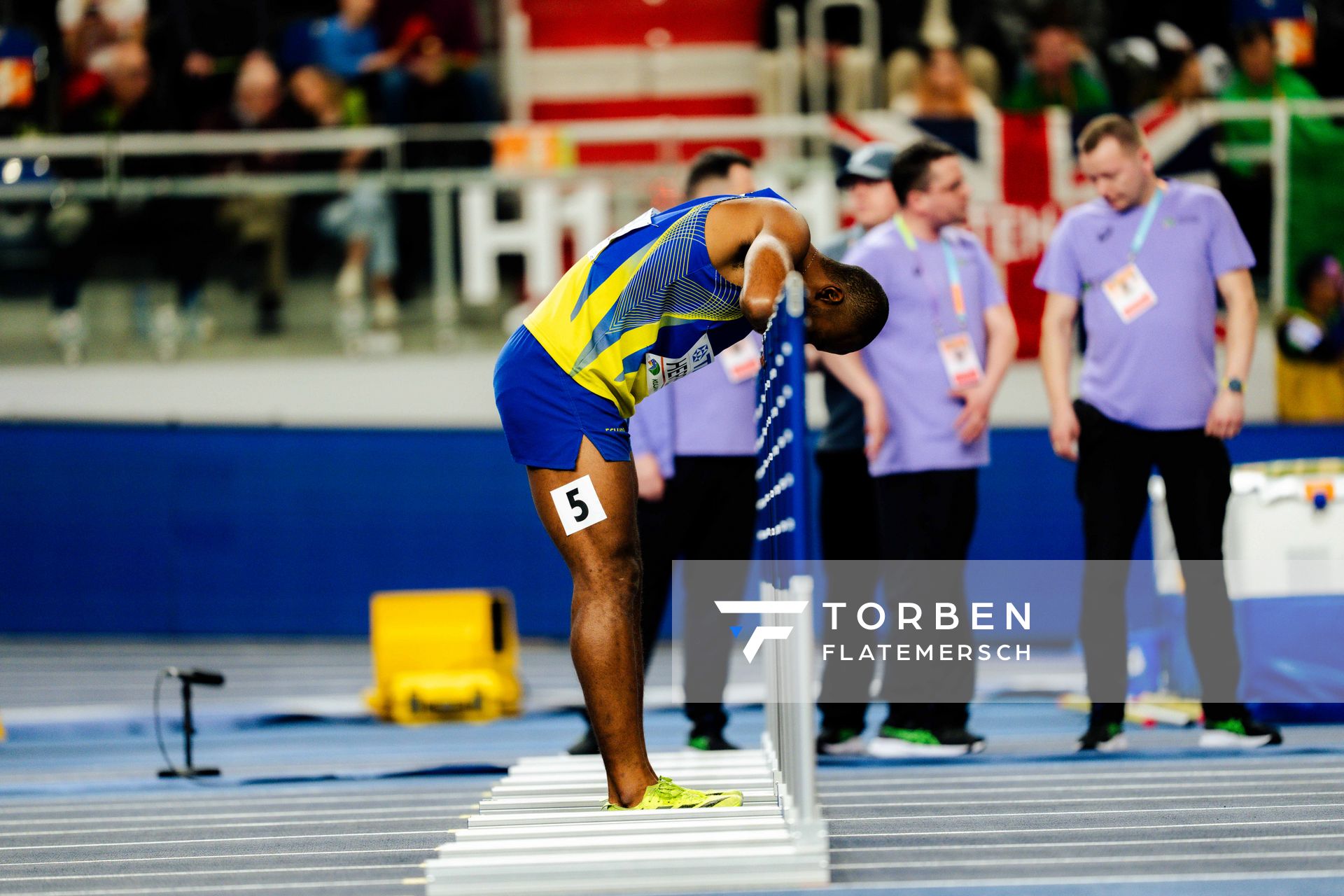 Marcos Herrera (Ecuador) on 21.03.2026 at the World Athletics Indoor Championships 2026 in Torun